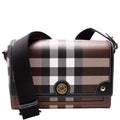 Note Crossbody Leather/Giant Check Multicolor