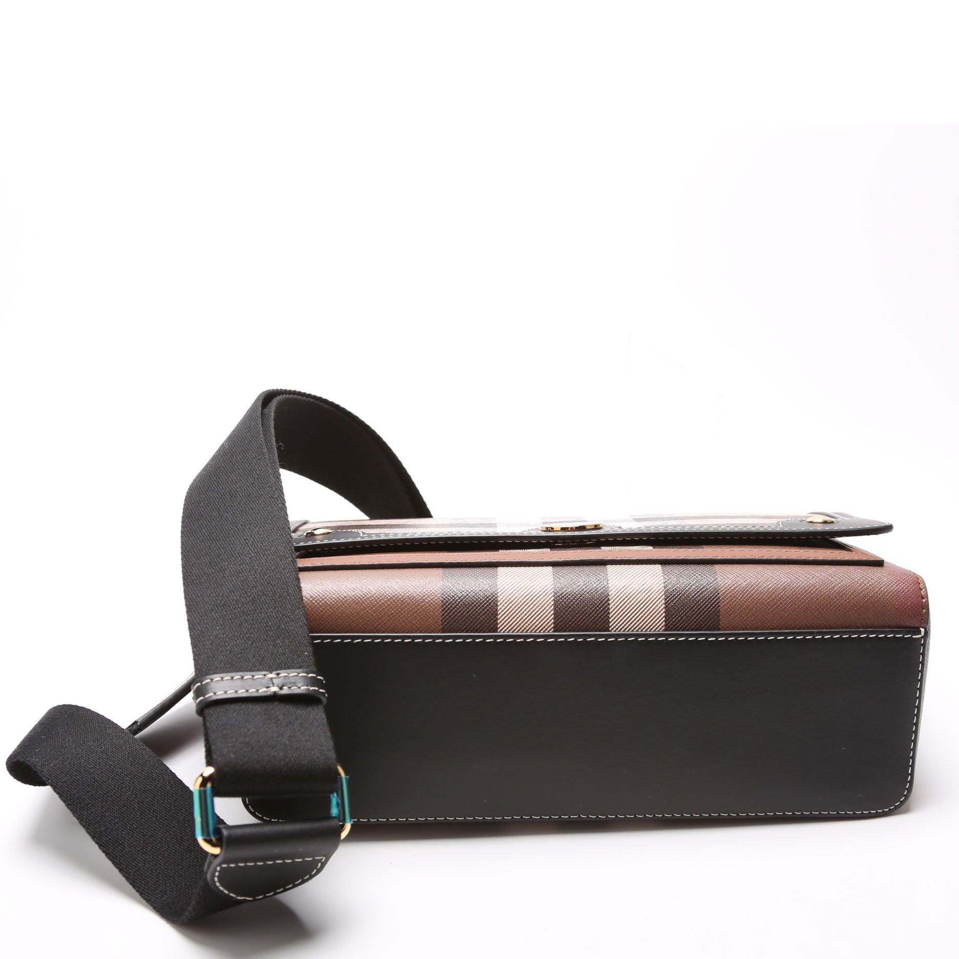 Note Crossbody Leather/Giant Check Multicolor