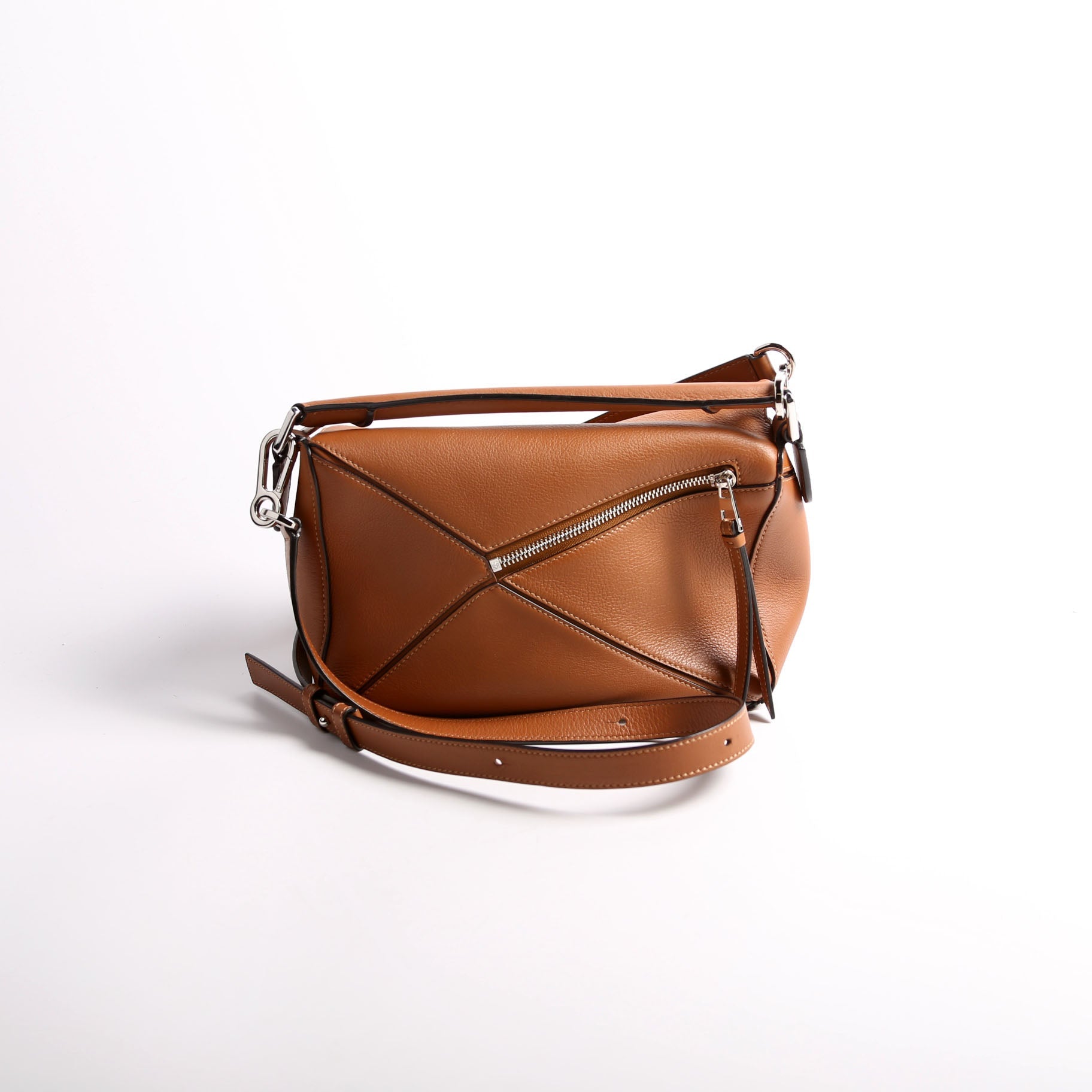 Puzzle Bag Small Brown