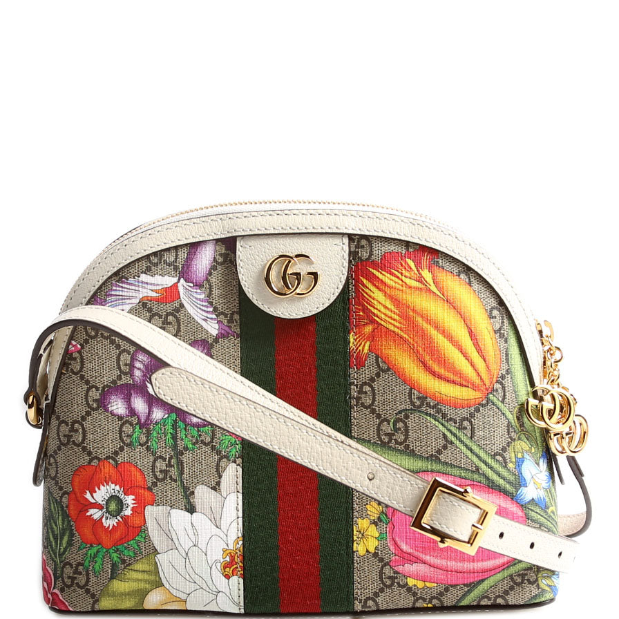 Gucci 499621 Ophidia GG Flora Small Crossbody