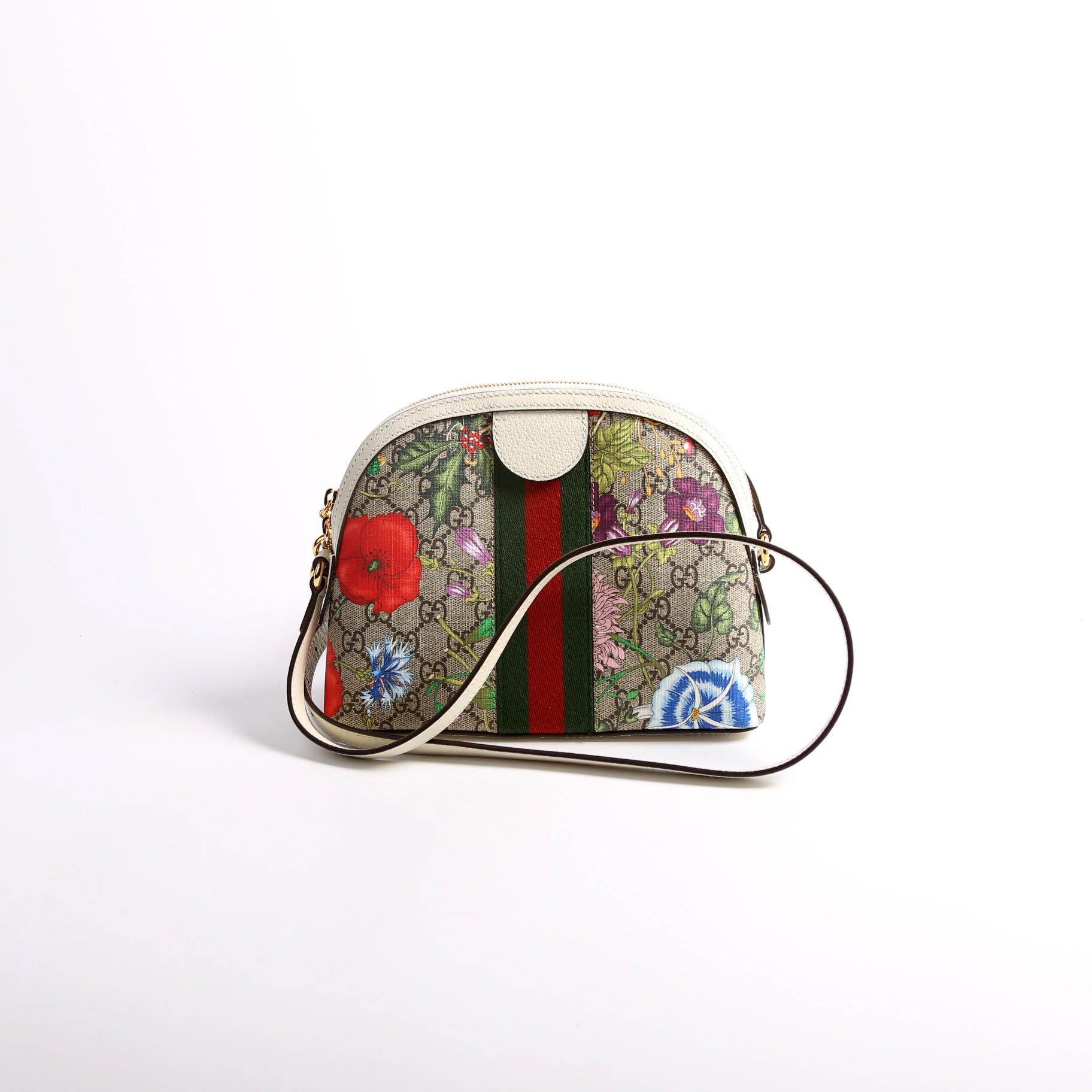 Gucci 499621 Ophidia GG Flora Small Crossbody