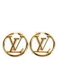 Louise Hoops GM Earrings Gold