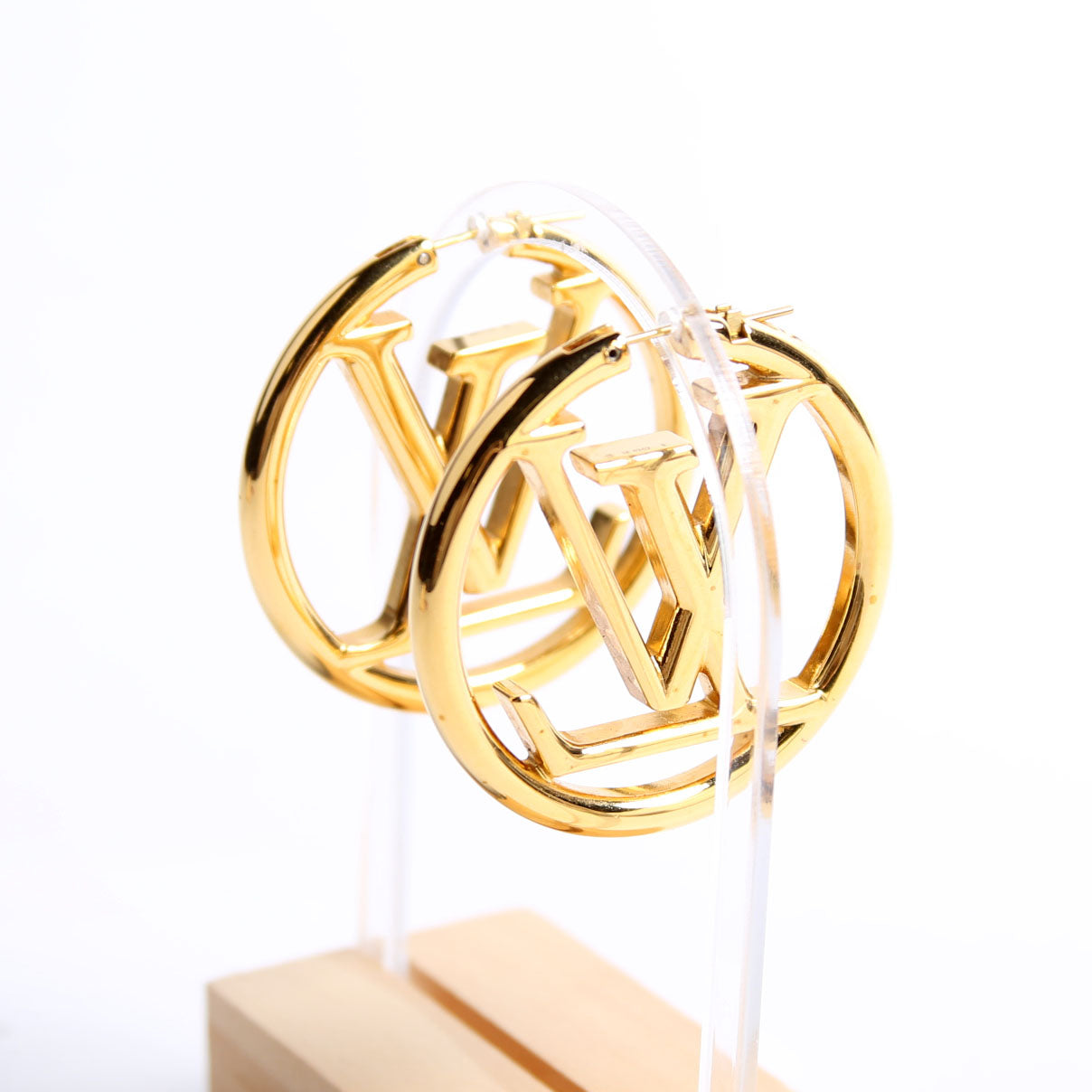 Louise Hoops GM Earrings Gold