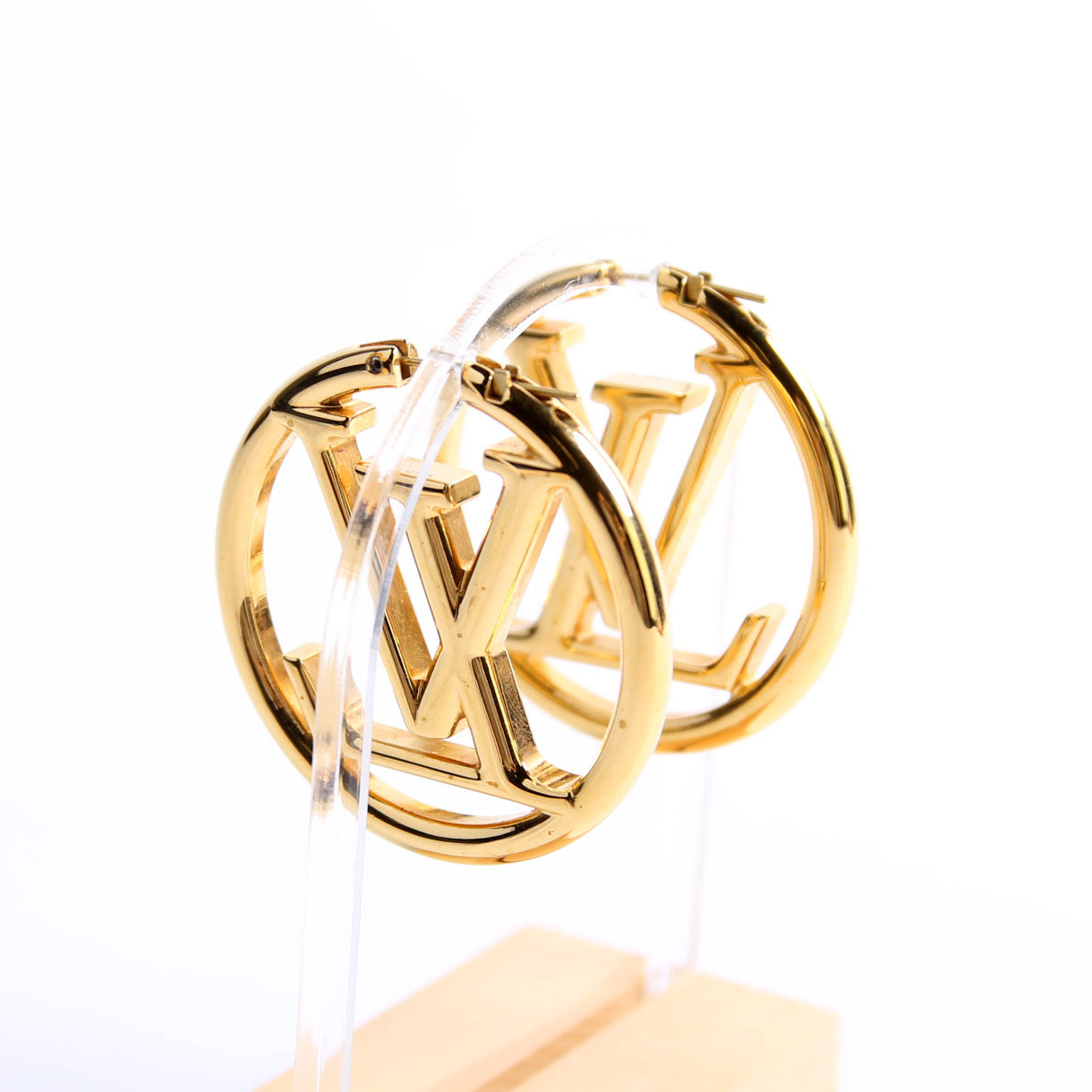 Louise Hoops GM Earrings Gold