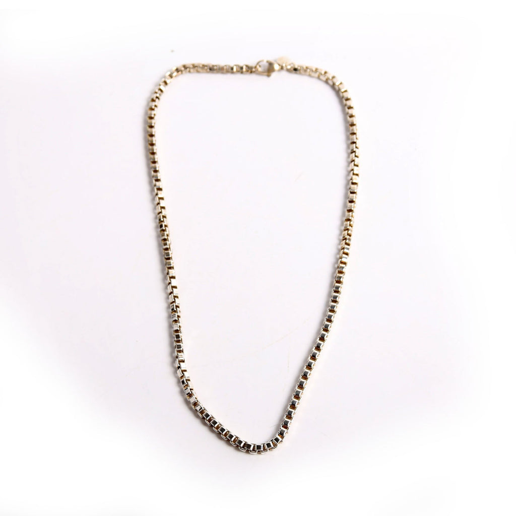 Venetian Box Chain Necklace 925