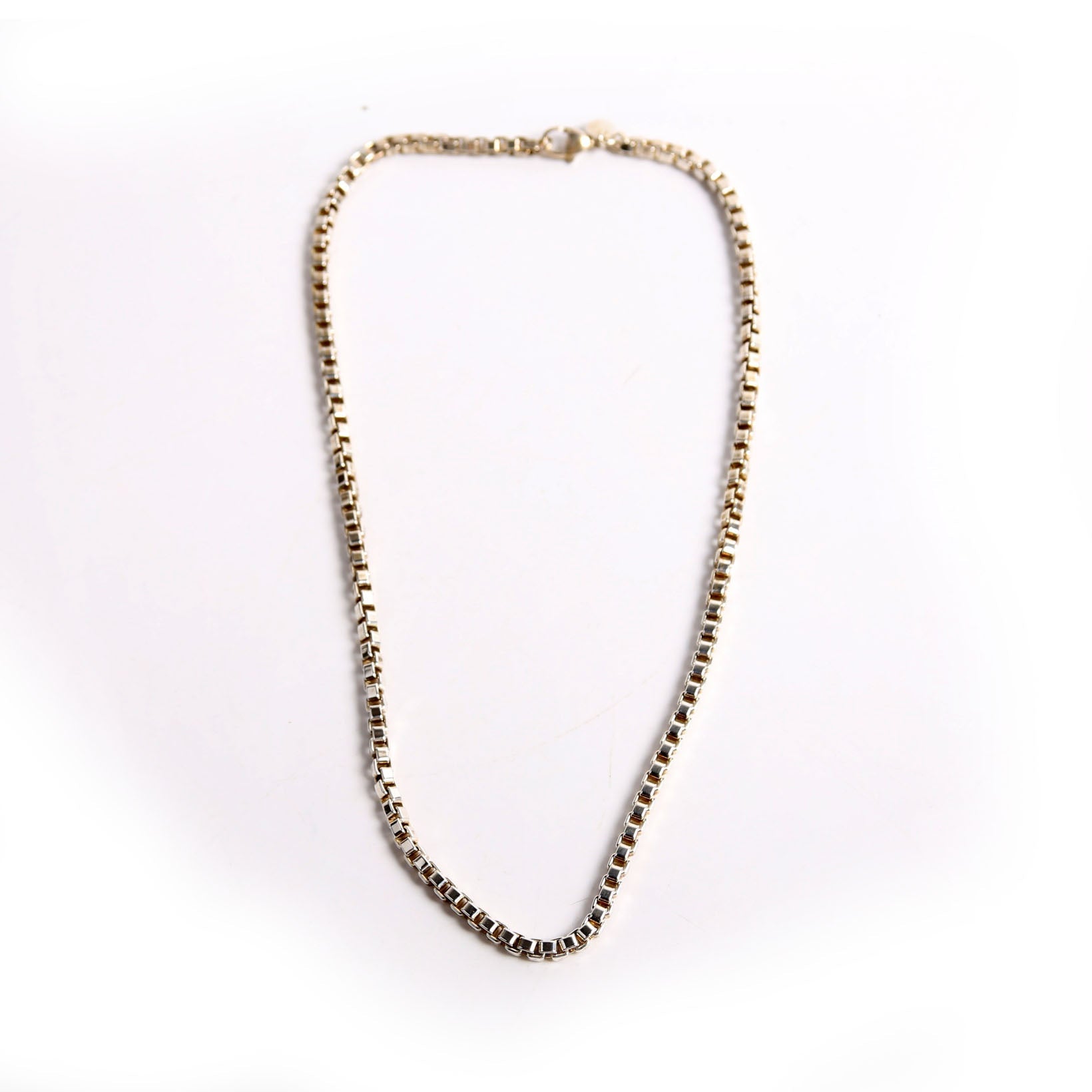 Venetian Box Chain Necklace 925