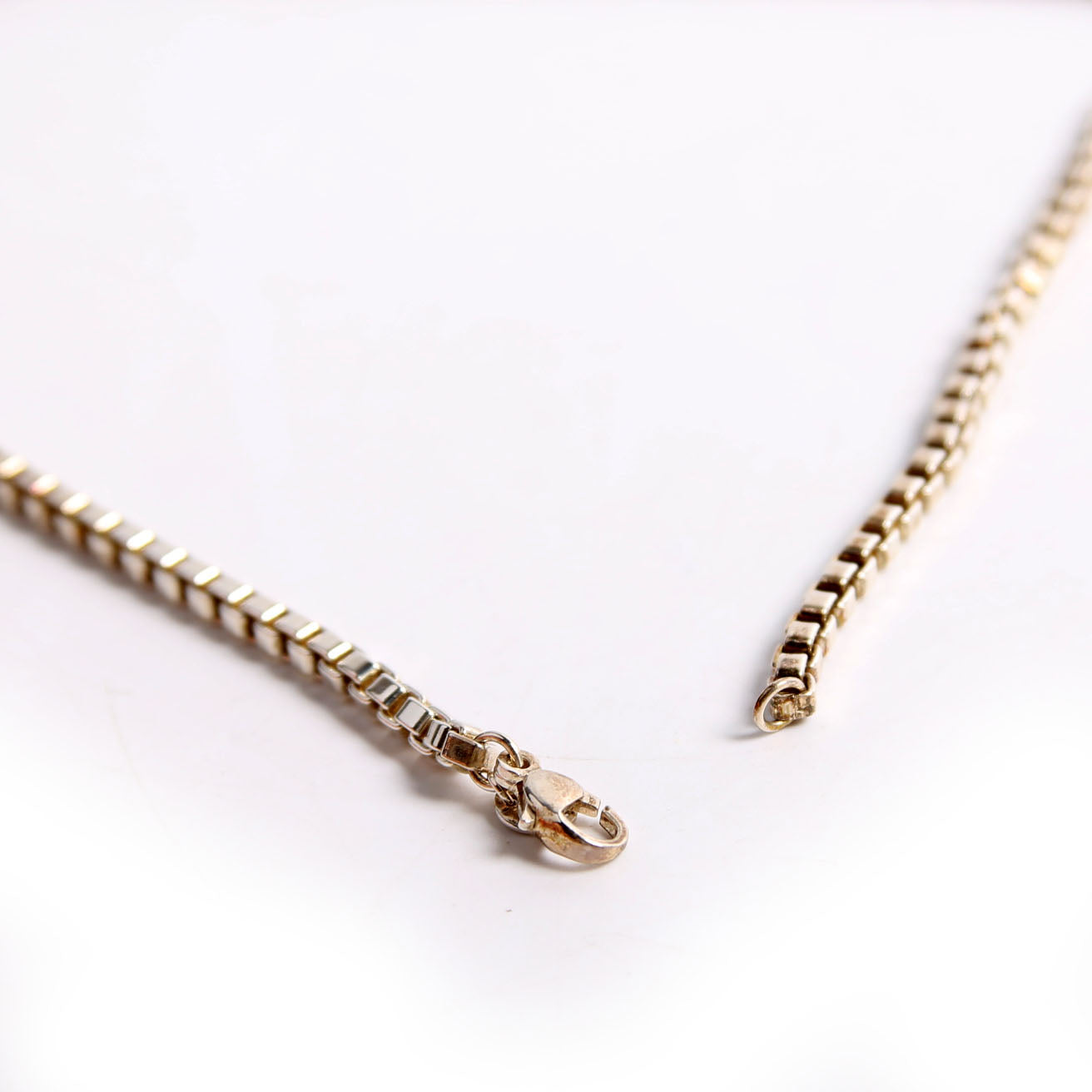 Venetian Box Chain Necklace 925