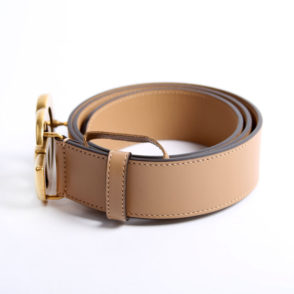 400593 Marmont GG Leather Belt Size 90/36 Brown