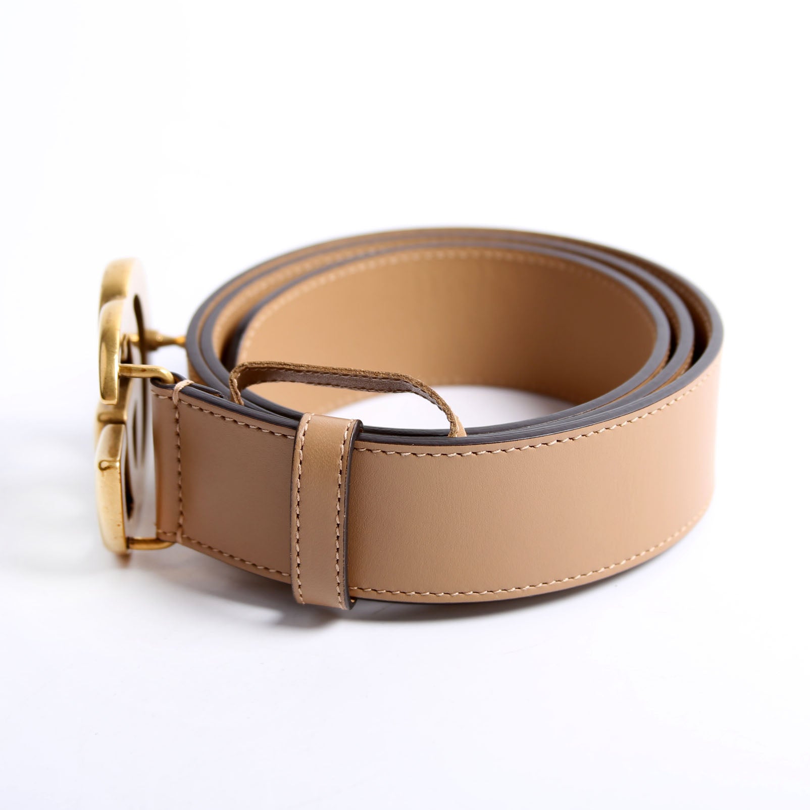 400593 Marmont GG Leather Belt Size 90/36 Brown