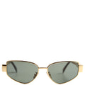 CL40293U Triomphe Metal Sunglasses Gold/Brown