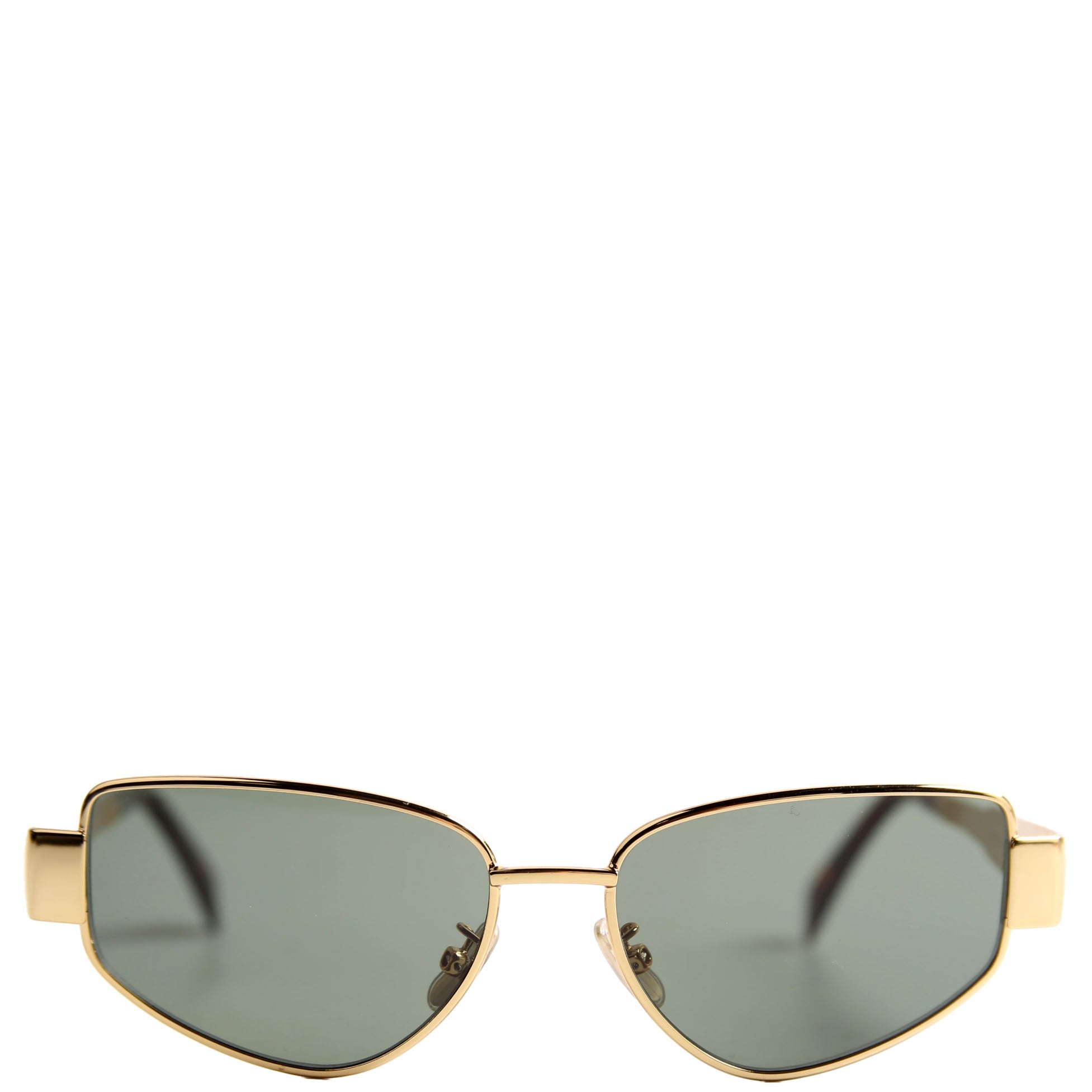 CL40293U Triomphe Metal Sunglasses Gold/Brown