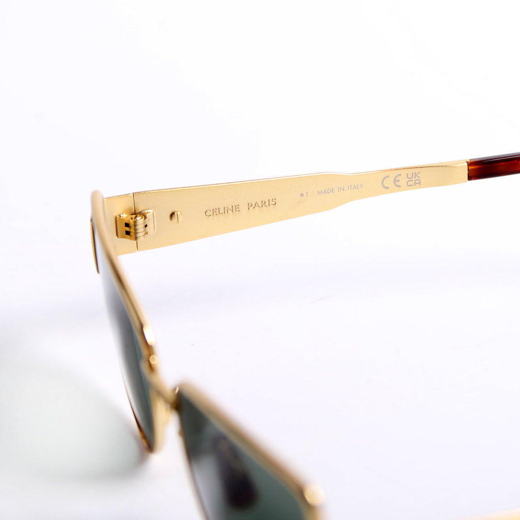 CL40293U Triomphe Metal Sunglasses Gold/Brown