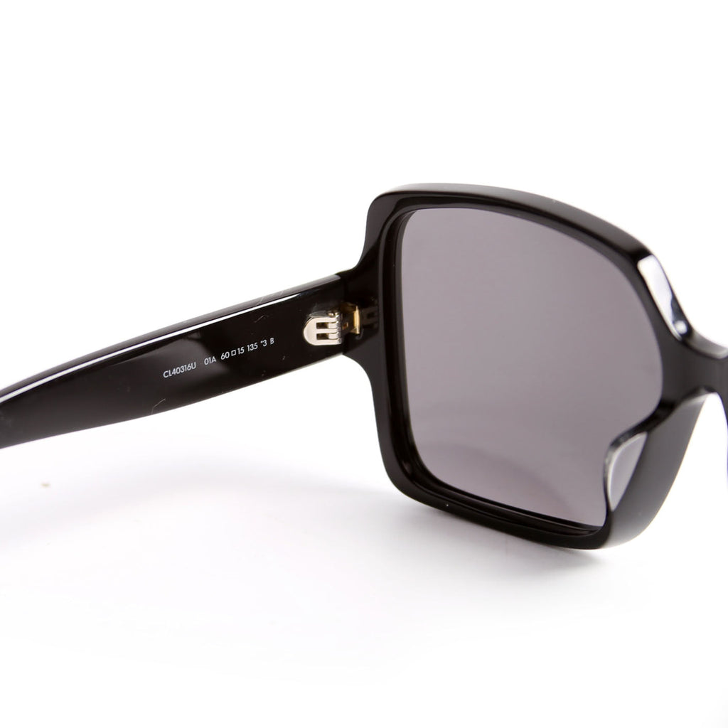 CL40316U Triomphe Square Sunglasses Black