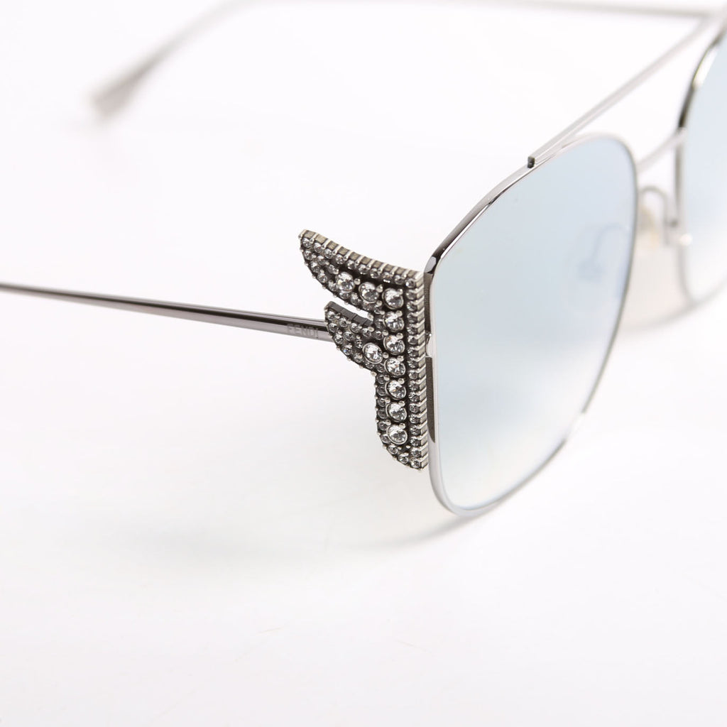 FF0380/G/S Freedom FF Crystal Sunglasses Silver