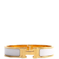 Clic Clac Narrow PM Bracelet Gold/White