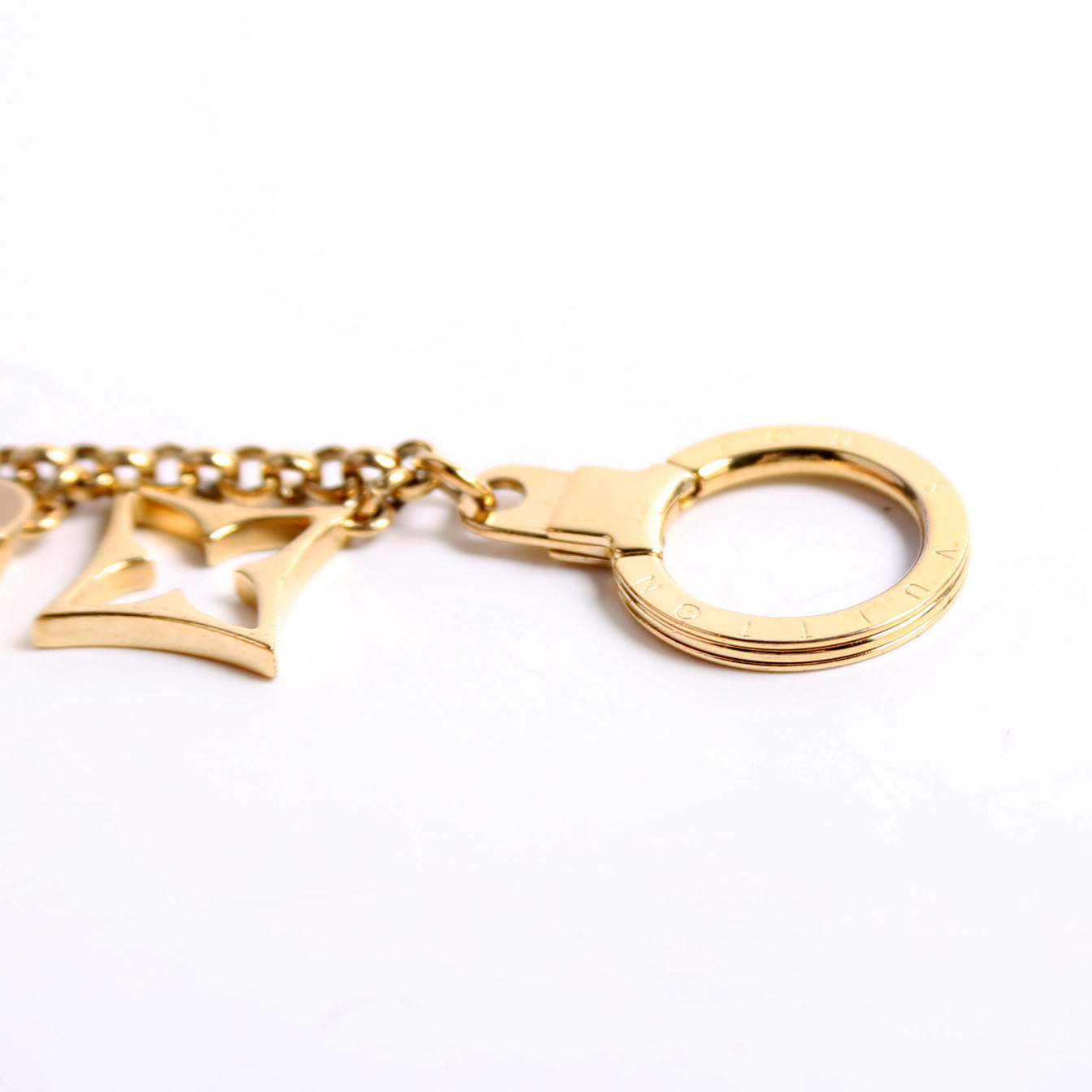Fleur De Monogram Bag Charm