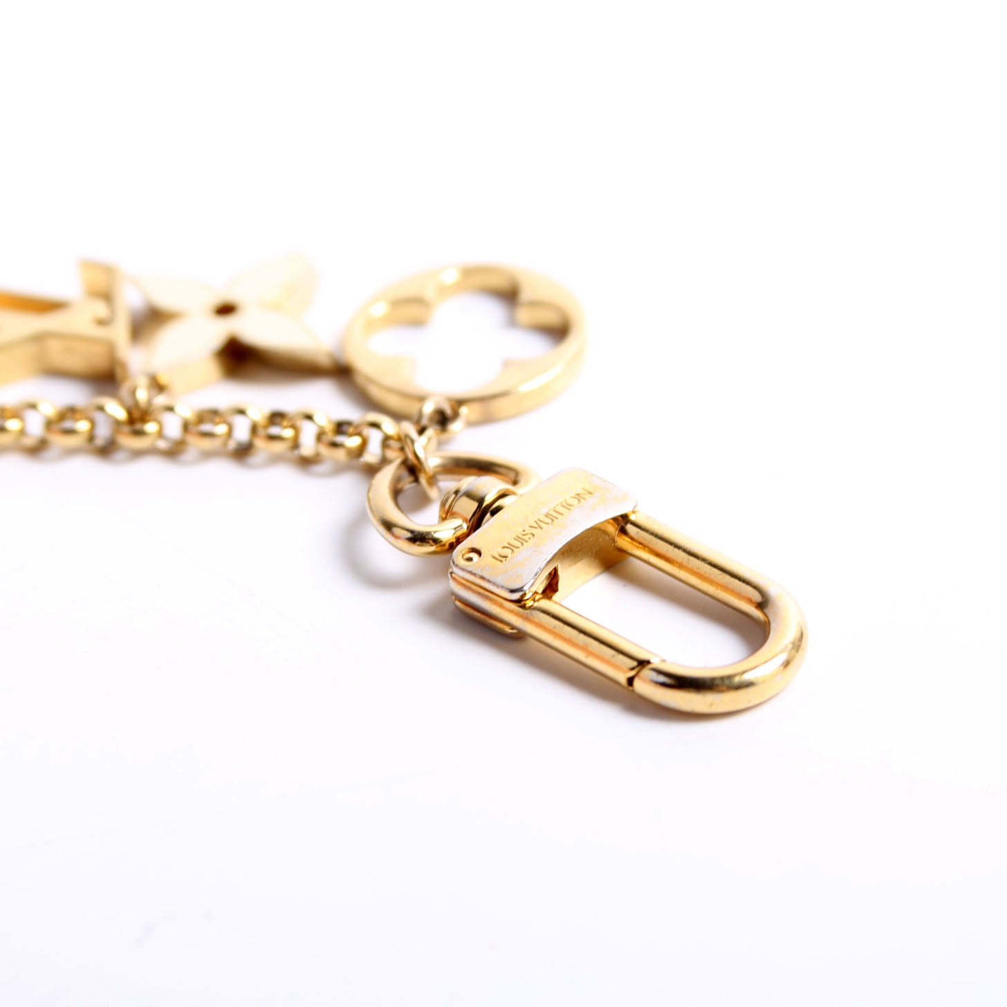 Fleur De Monogram Bag Charm