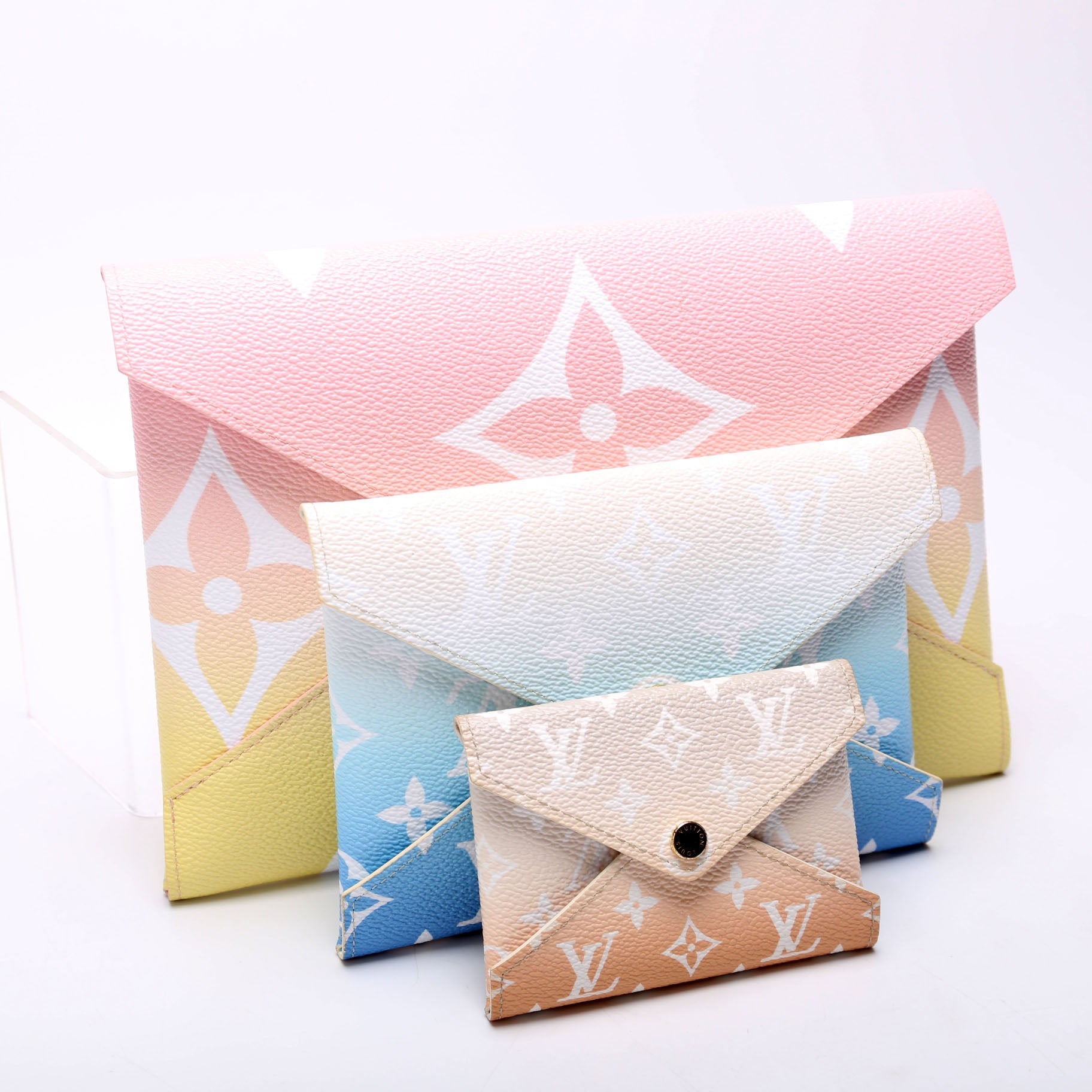 Pochette Kirigami 3-Piece By The Pool Multicolor
