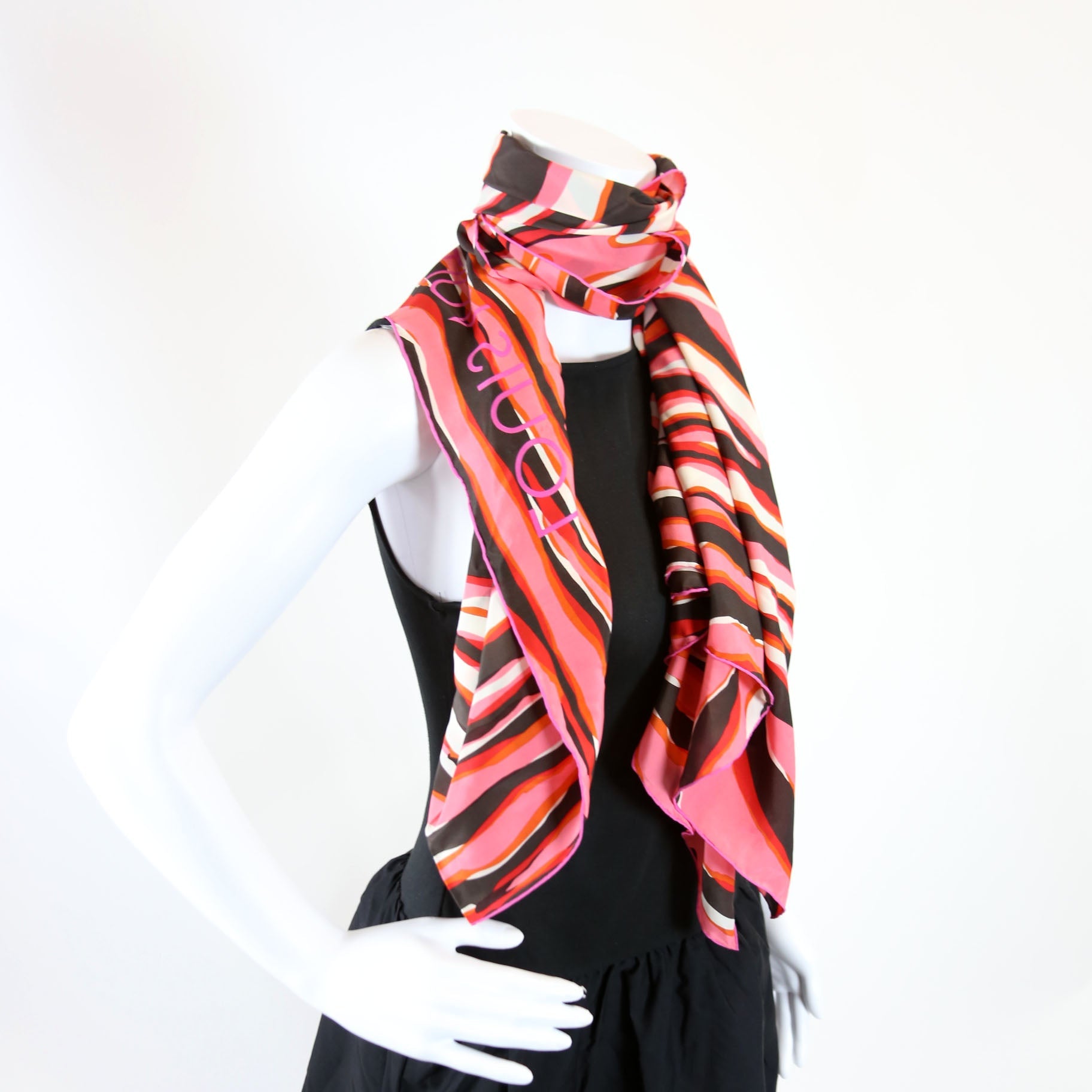 Zebra Print Silk Square 140CM