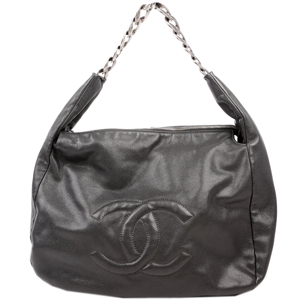 Chanel 31 Caviar Hobo Grey