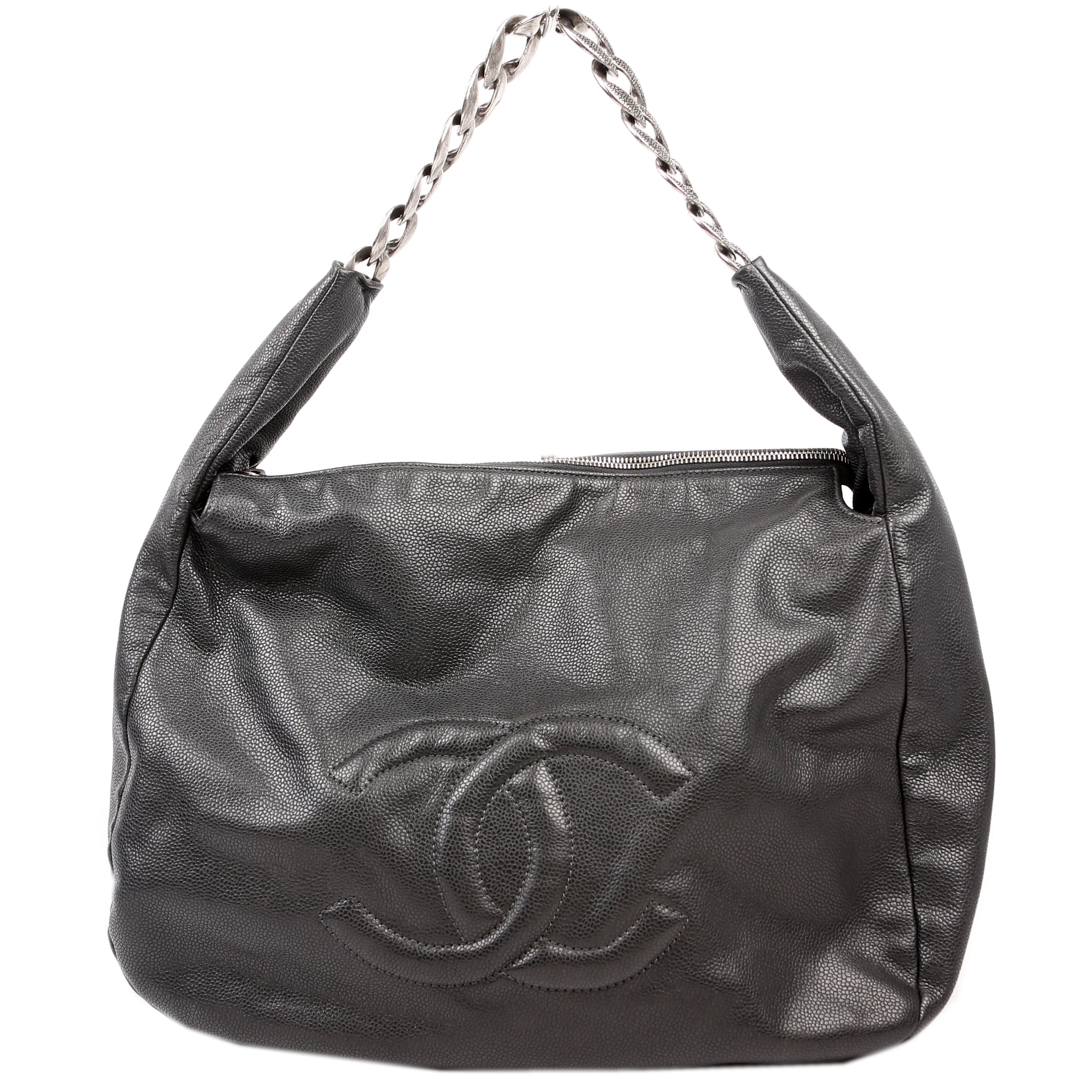 Chanel 31 Caviar Hobo Grey