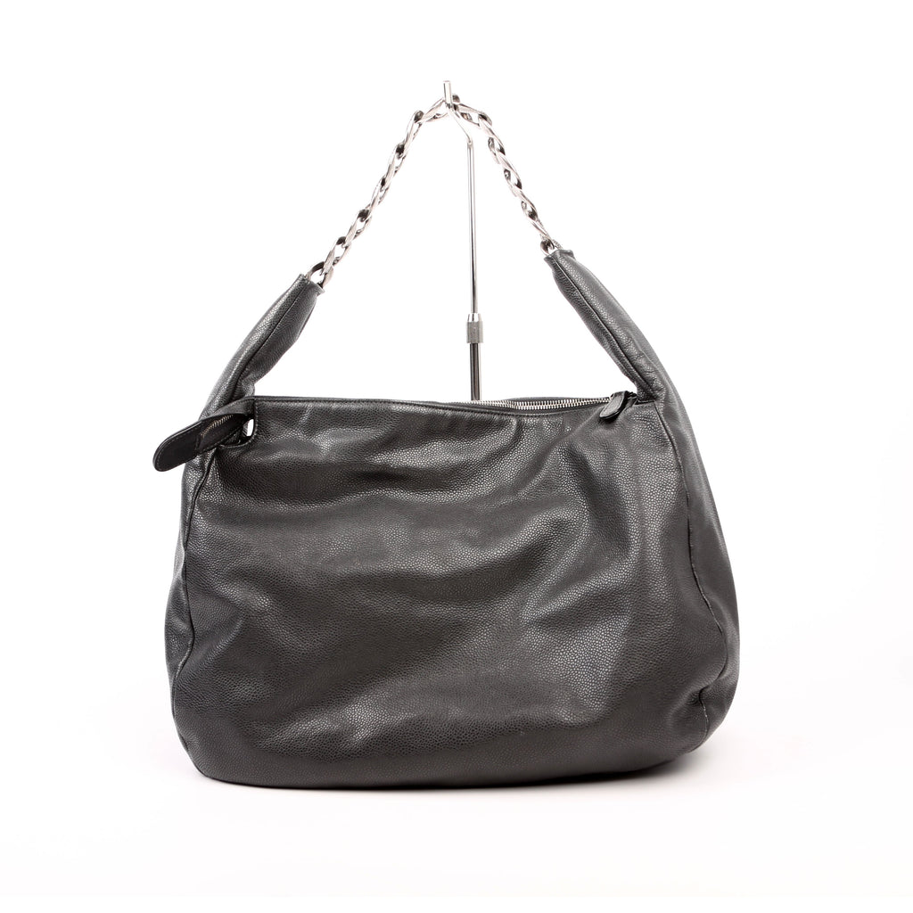 Chanel 31 Caviar Hobo Grey