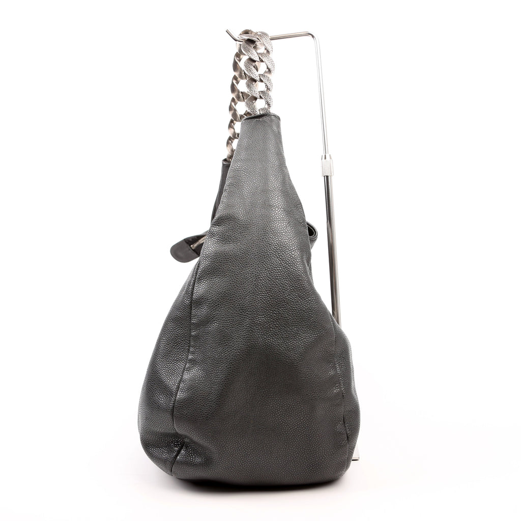 Chanel 31 Caviar Hobo Grey