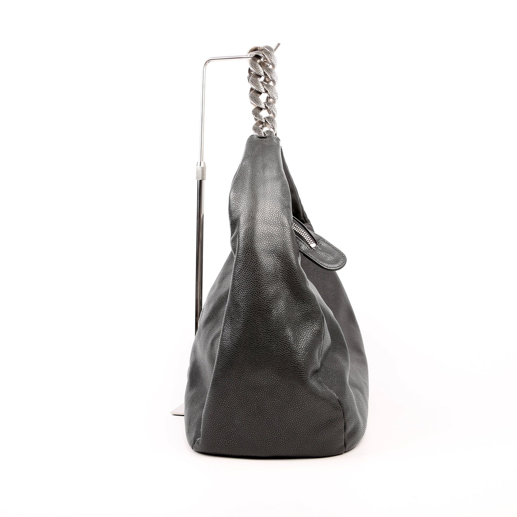 Chanel 31 Caviar Hobo Grey