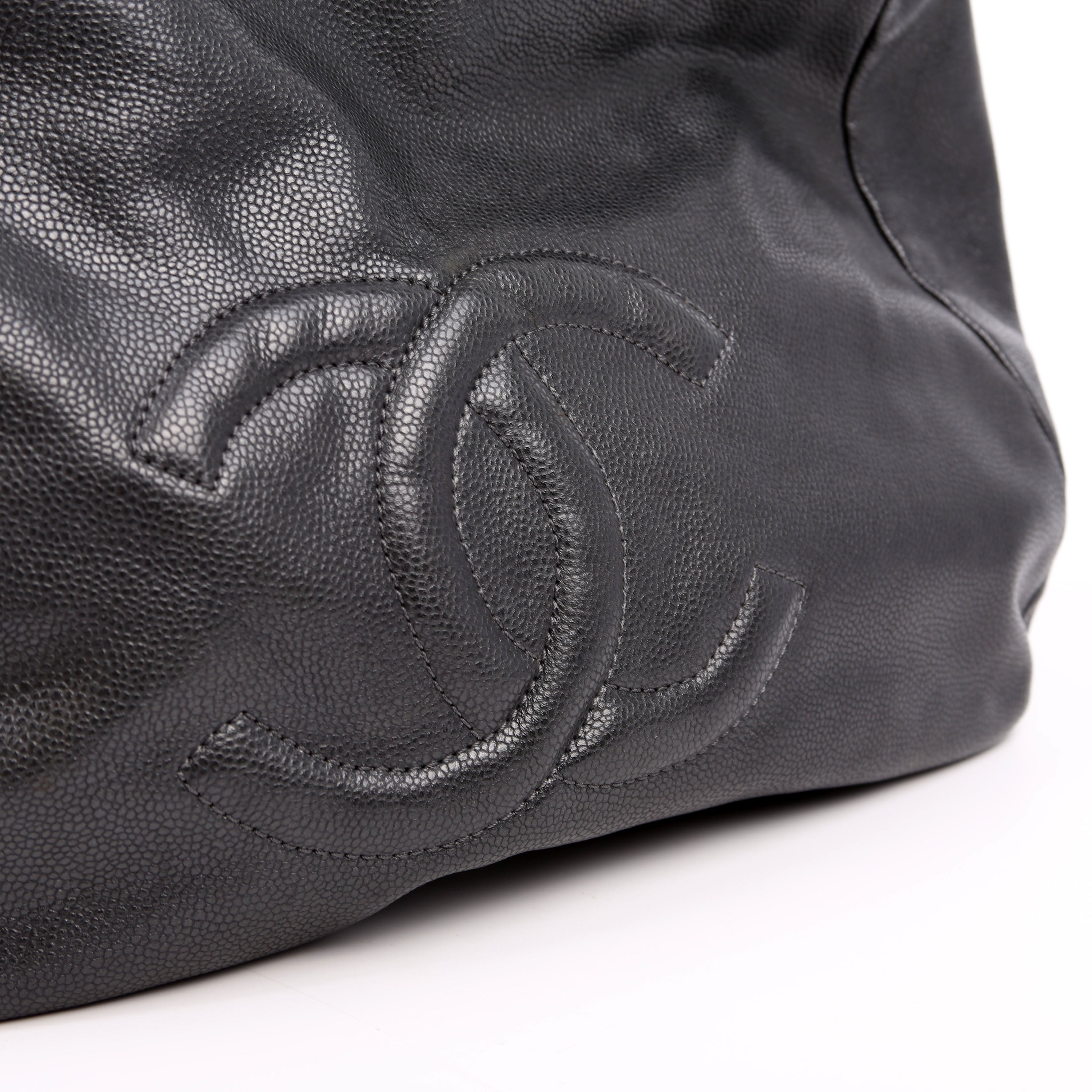 Chanel 31 Caviar Hobo Grey