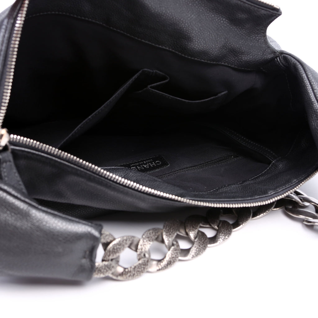 Chanel 31 Caviar Hobo Grey
