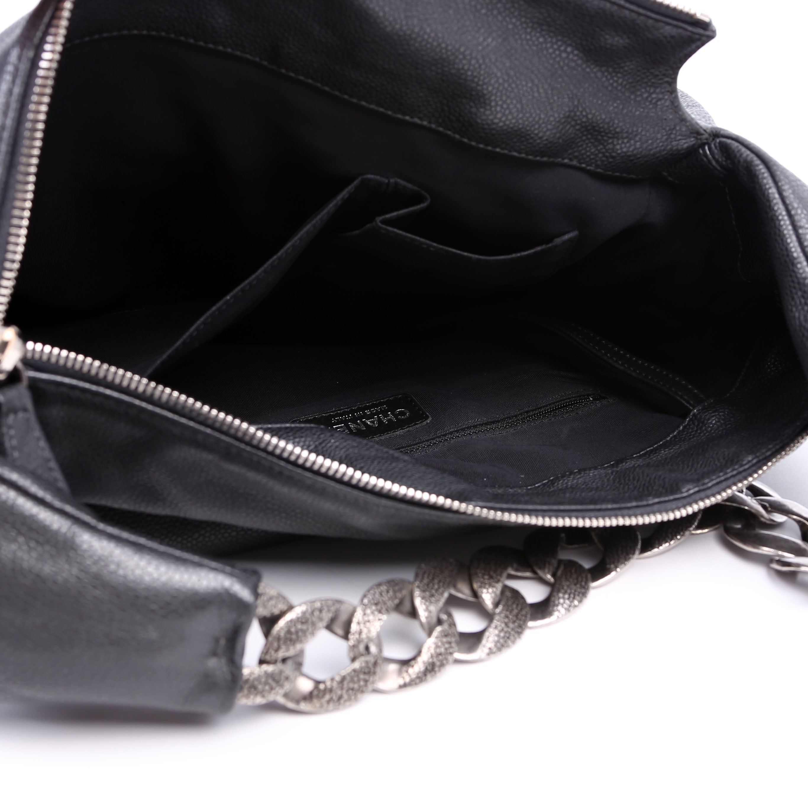Chanel 31 Caviar Hobo Grey