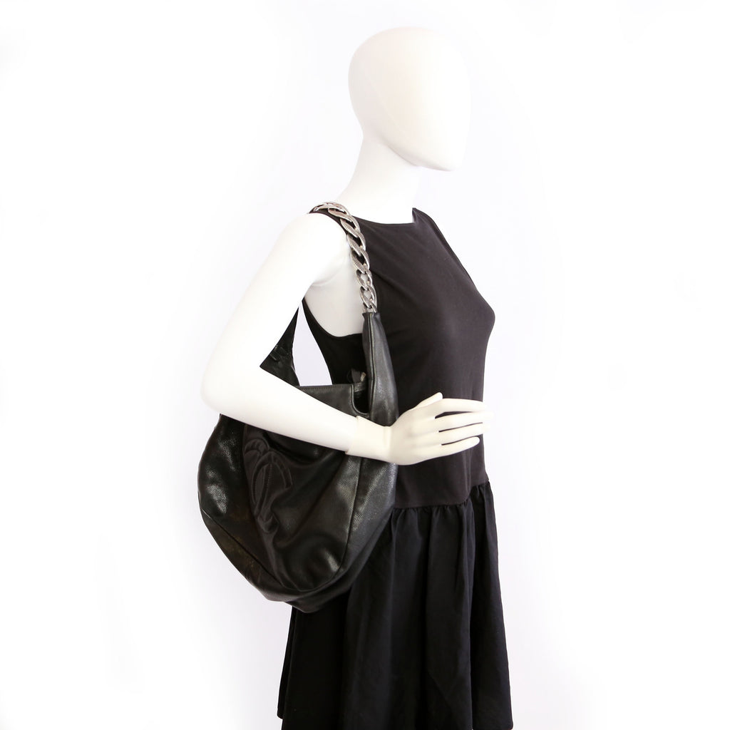Chanel 31 Caviar Hobo Grey