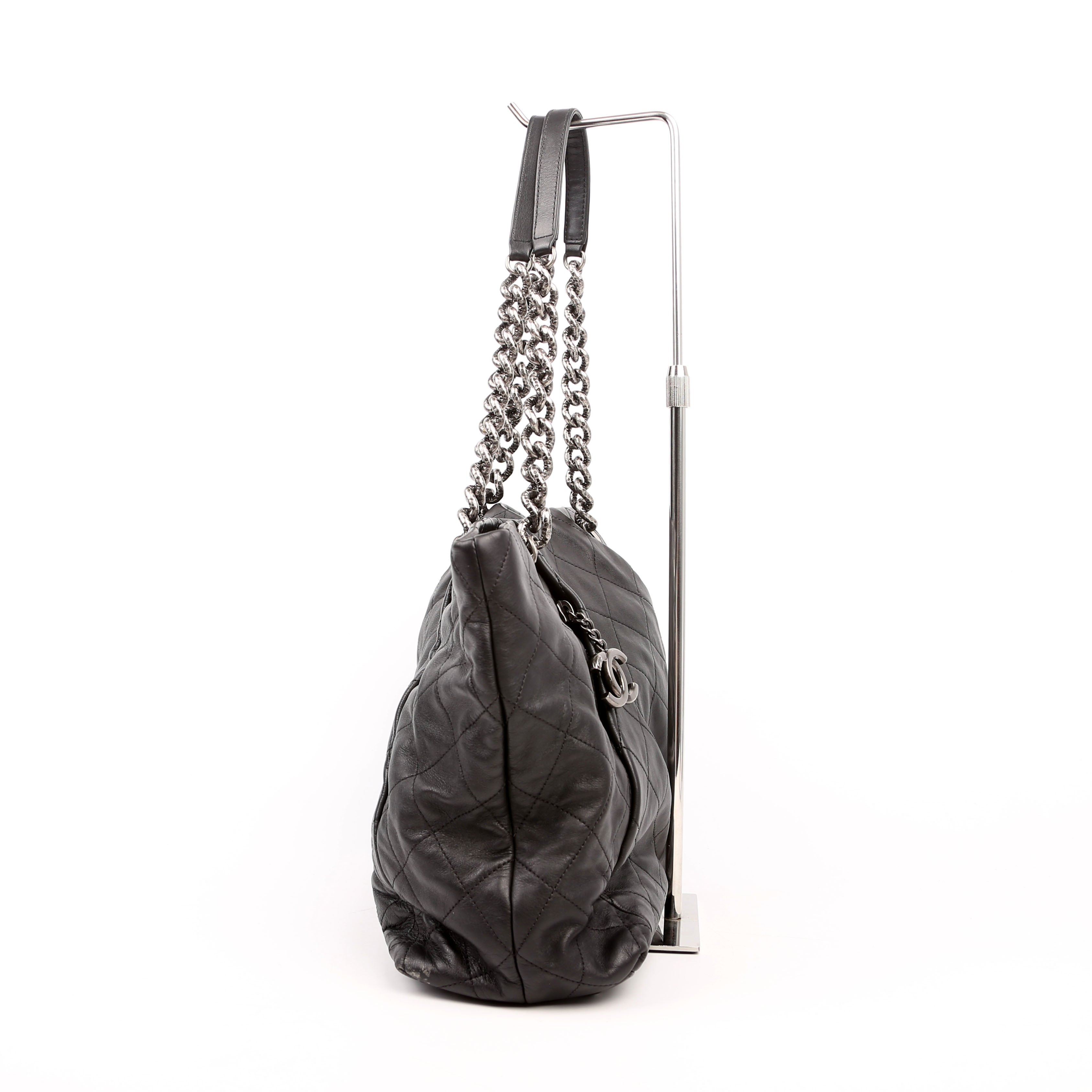 Coco Pleats Tote 16M Black