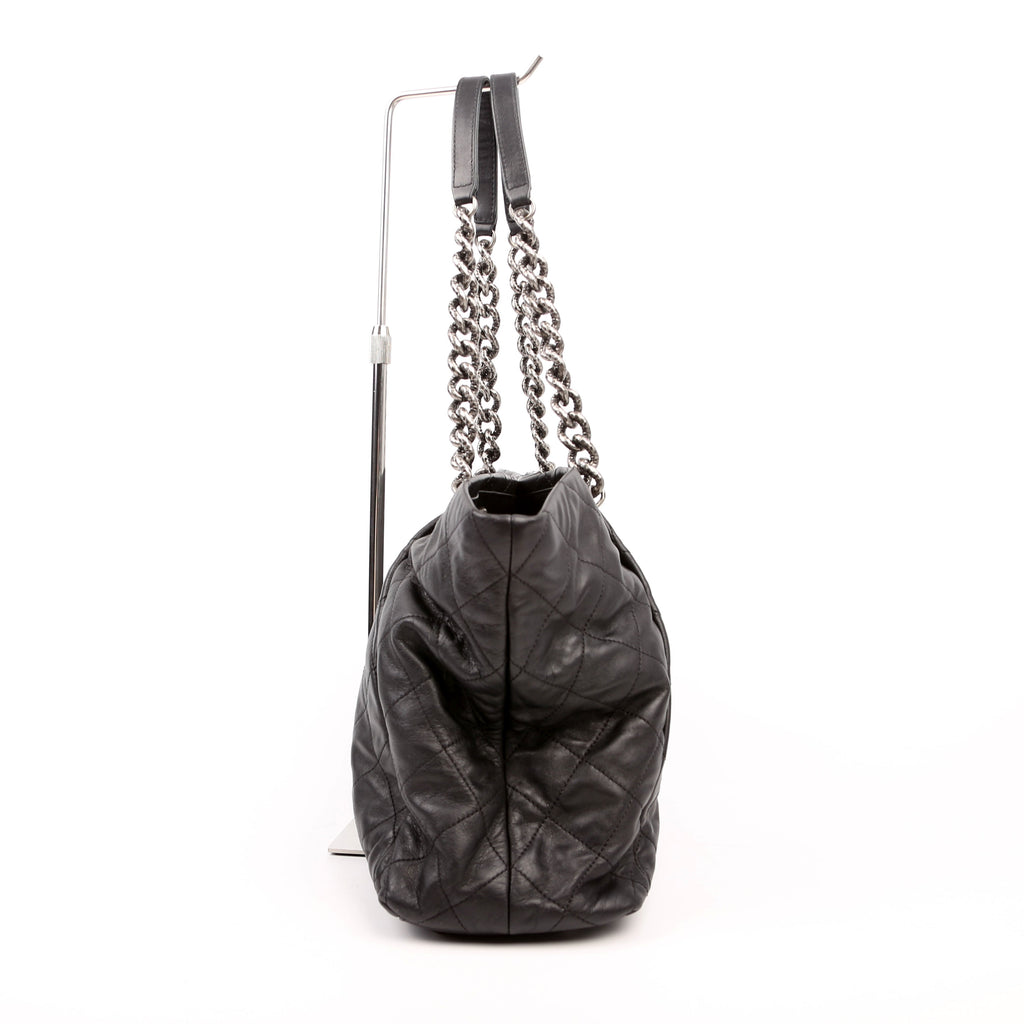 Coco Pleats Tote 16M Black