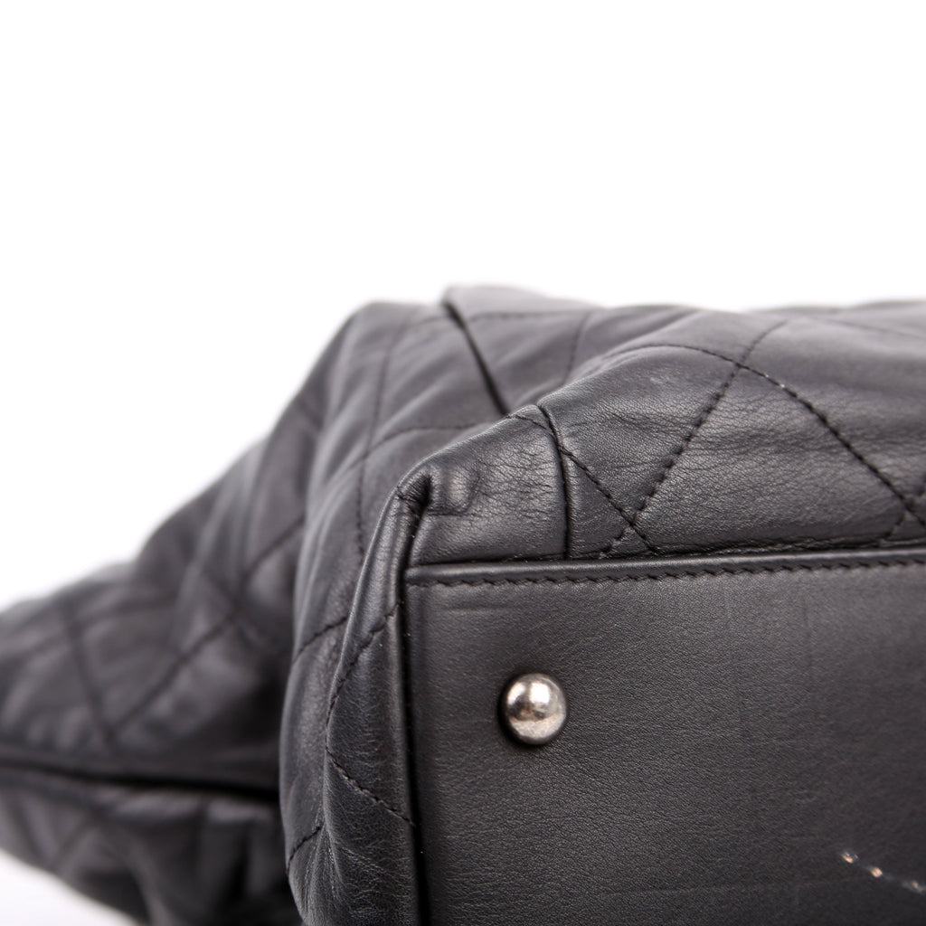 Coco Pleats Tote 16M Black