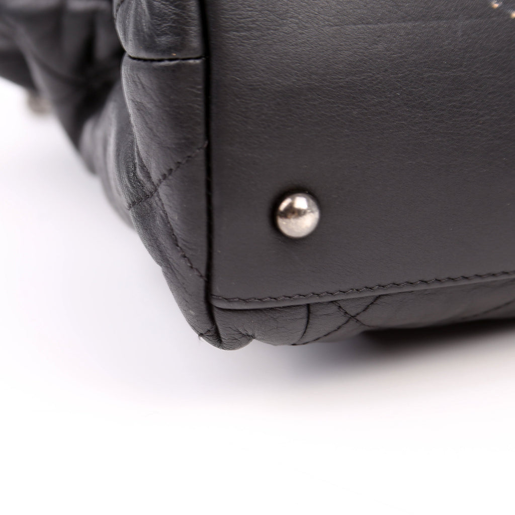 Coco Pleats Tote 16M Black