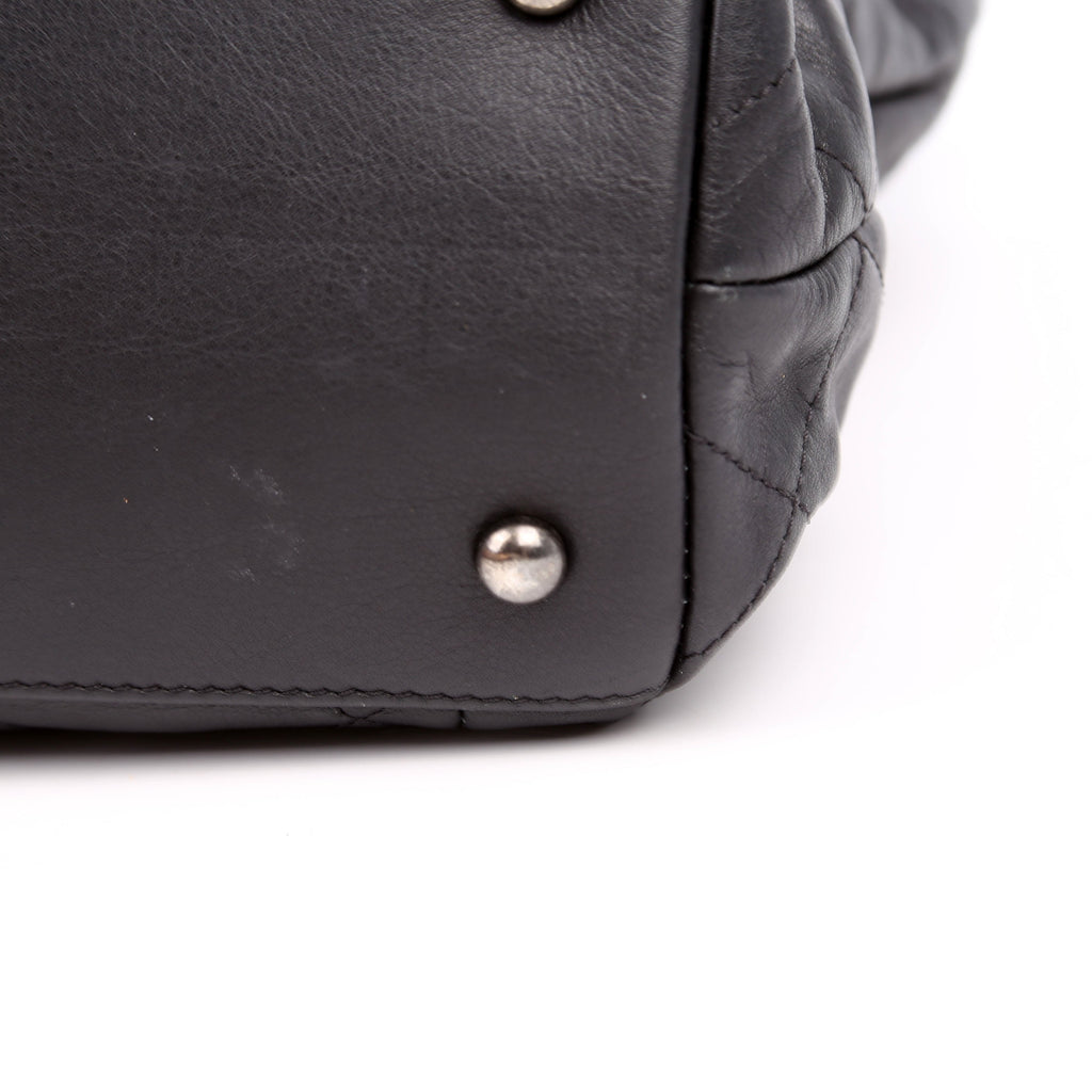 Coco Pleats Tote 16M Black