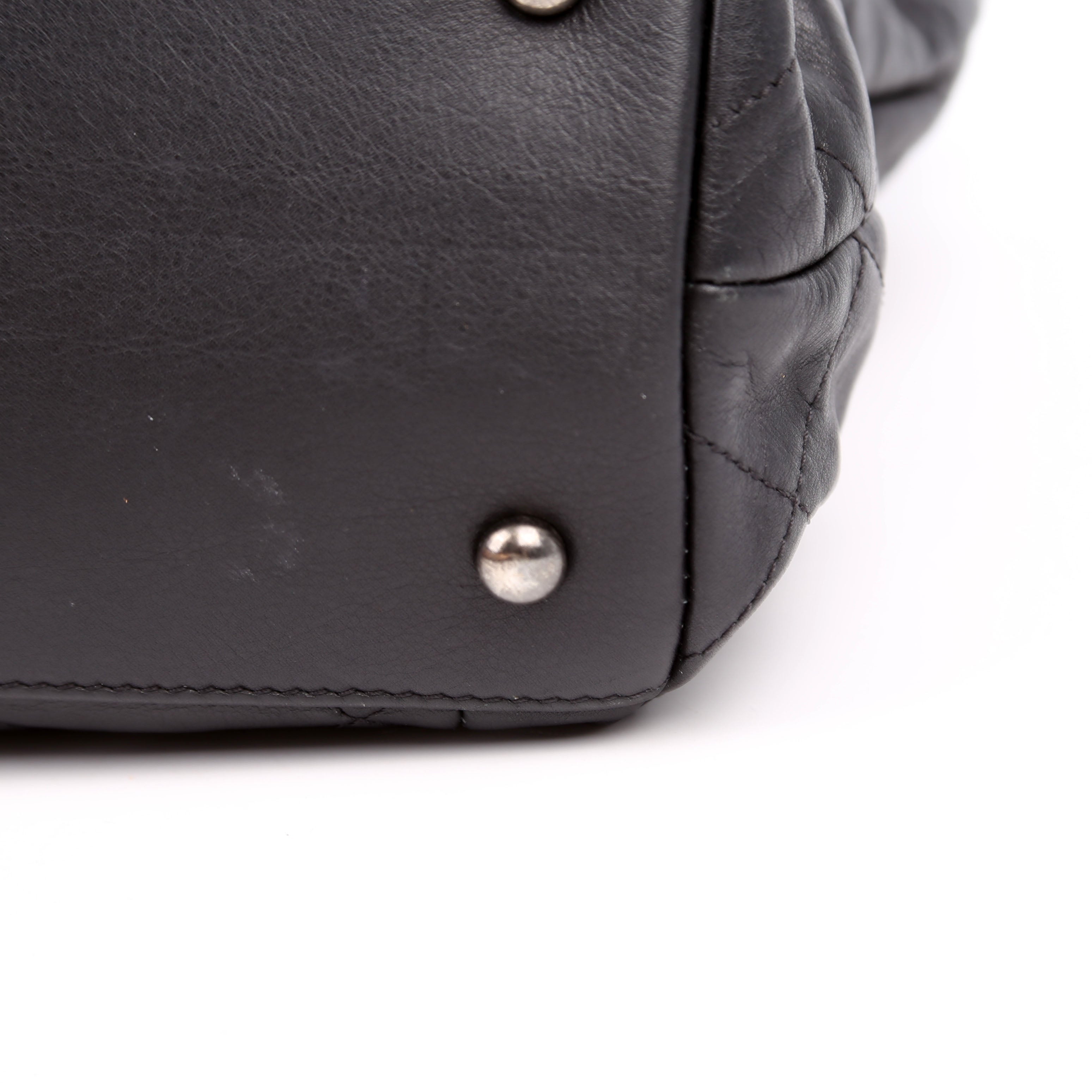 Coco Pleats Tote 16M Black