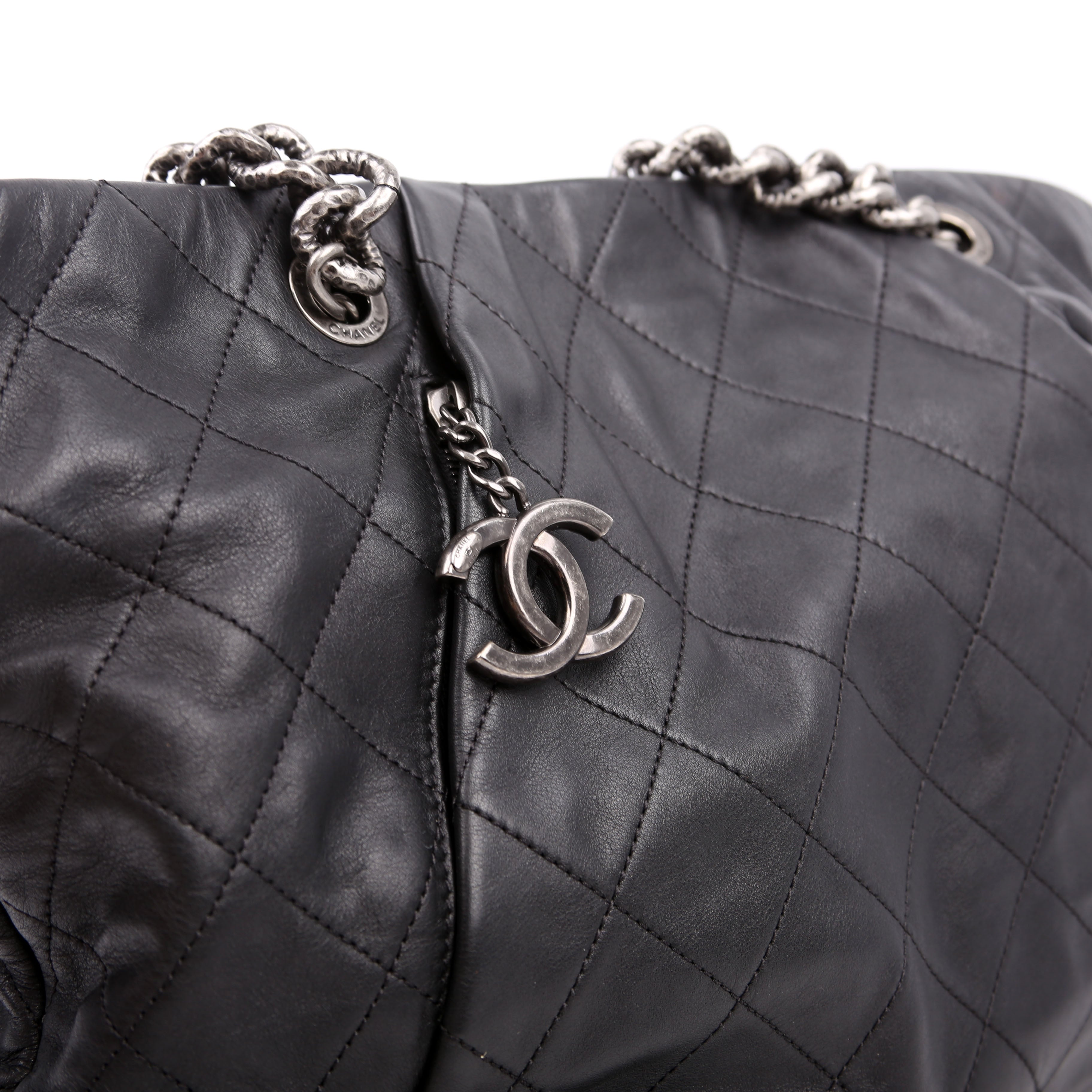 Coco Pleats Tote 16M Black