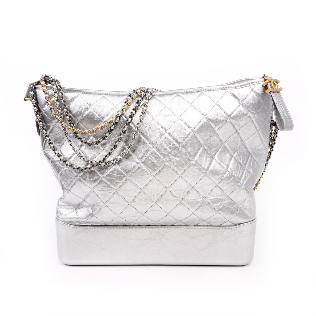 Gabrielle Hobo Large Silver
