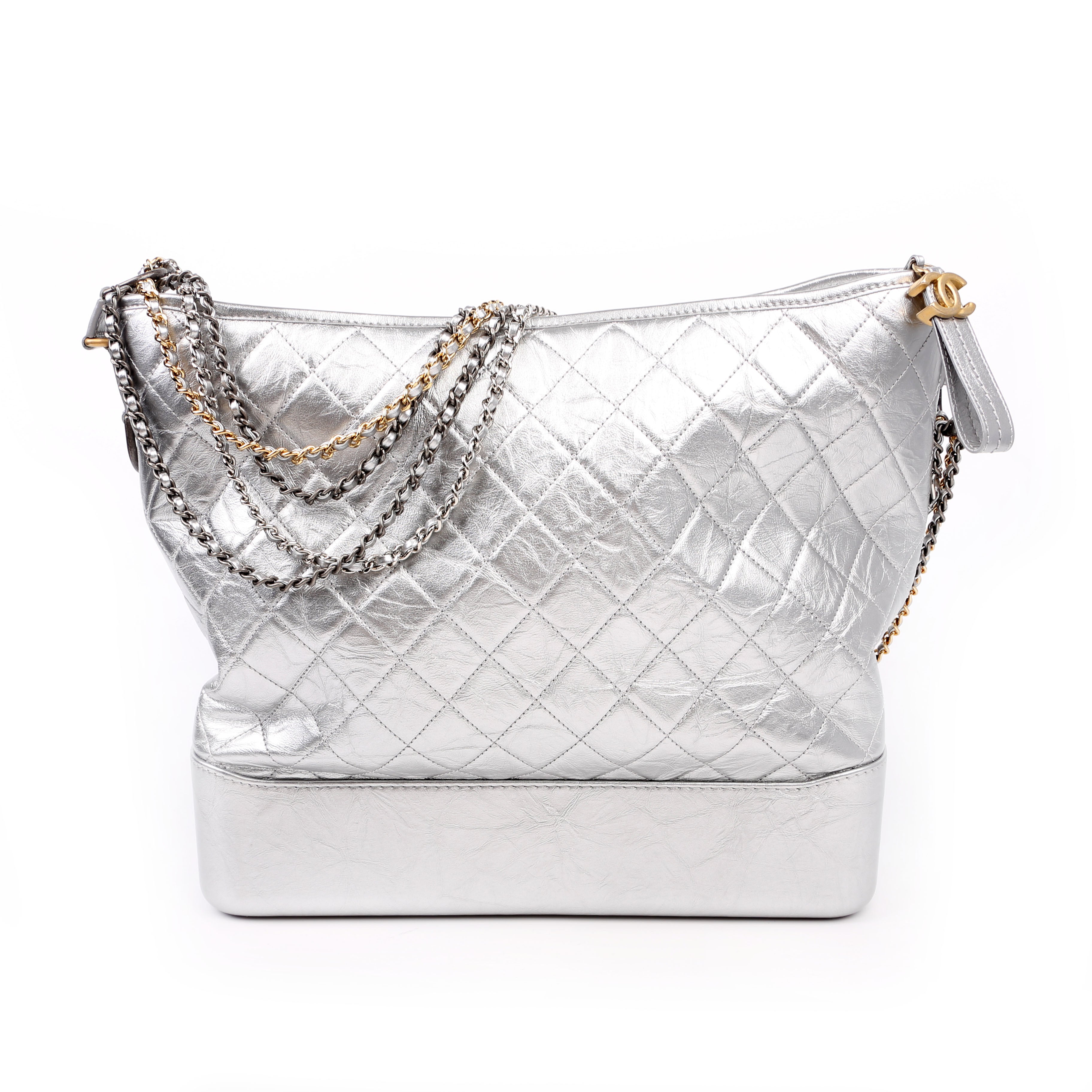 Gabrielle Hobo Large Silver