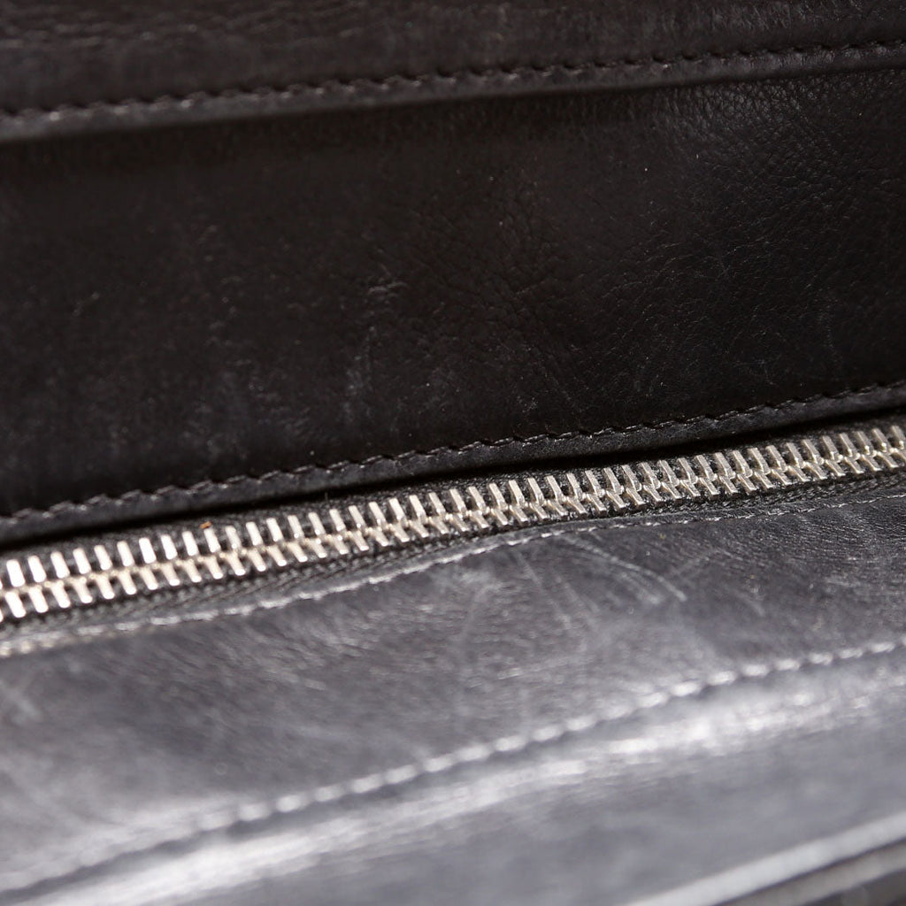 Coco Bangle Calfskin Tote Black