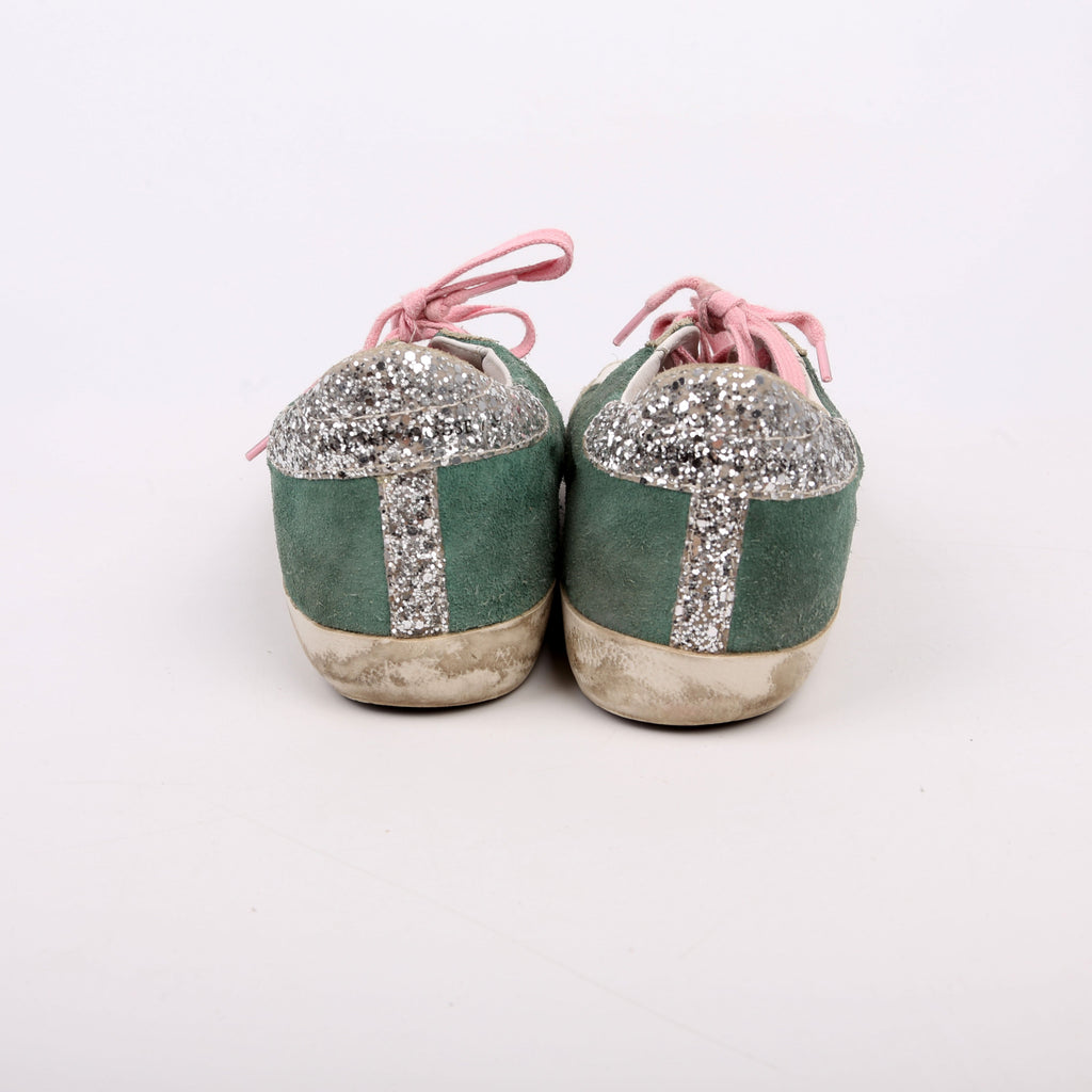 Superstar Classic Sneakers Size 39 Green/Pink