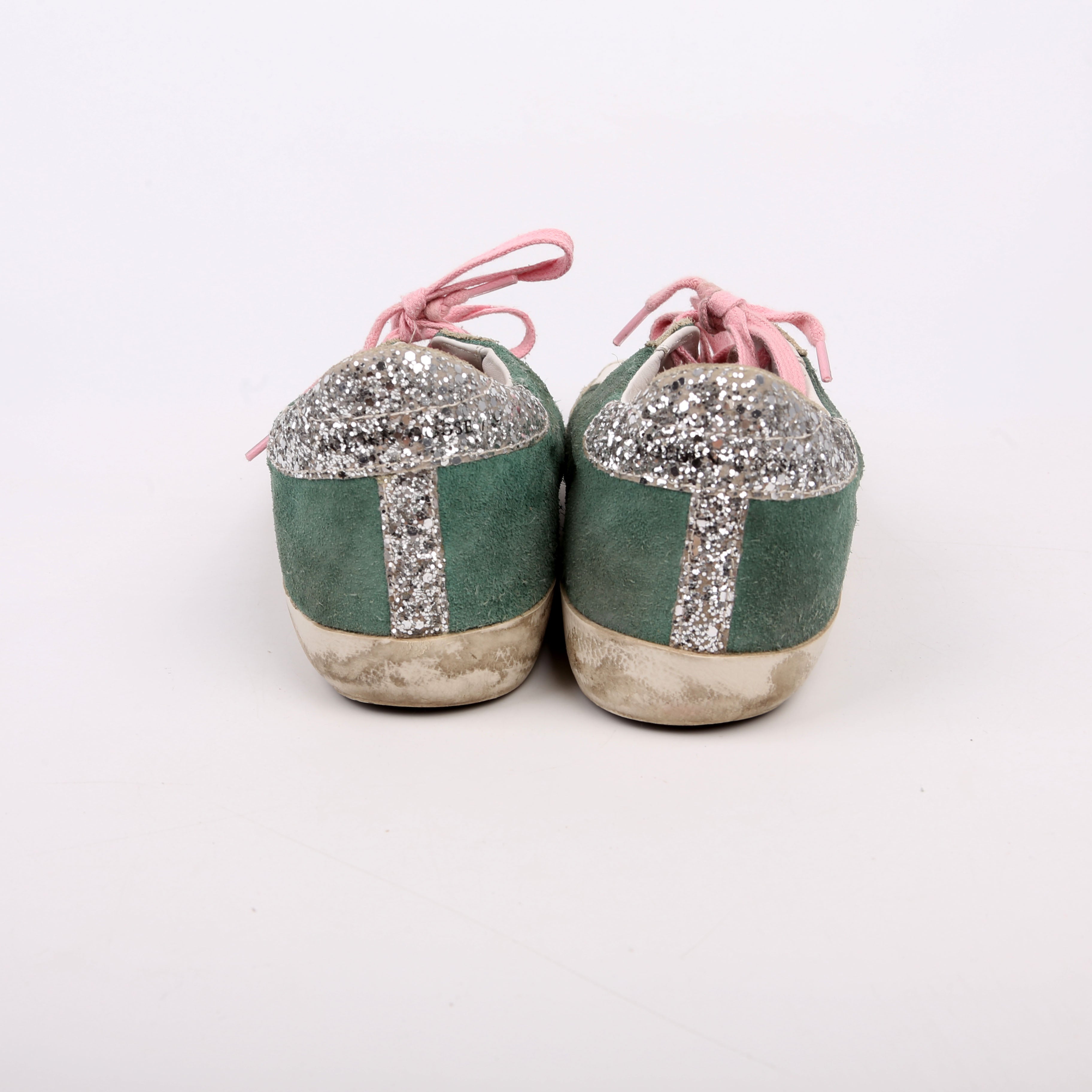 Superstar Classic Sneakers Size 39 Green/Pink