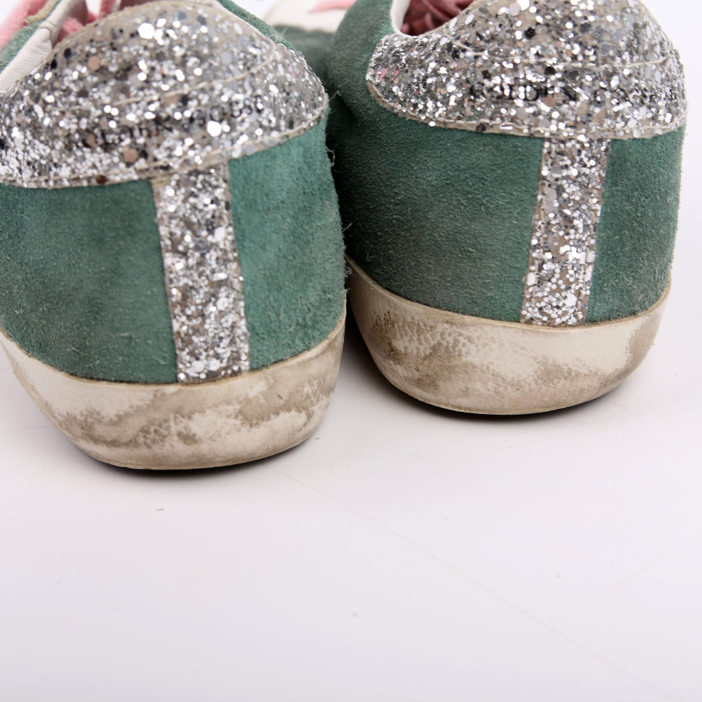 Superstar Classic Sneakers Size 39 Green/Pink