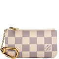 Pochette Cles Damier Azur