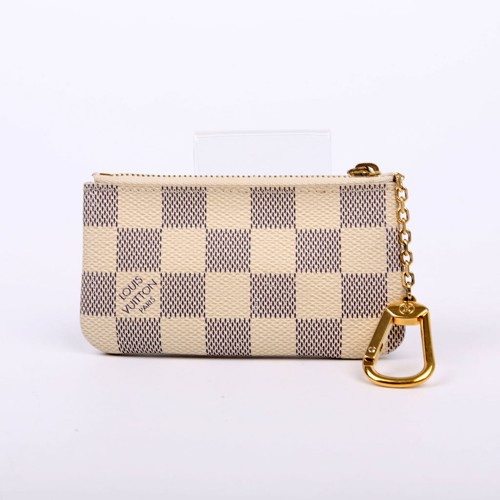 Pochette Cles Damier Azur
