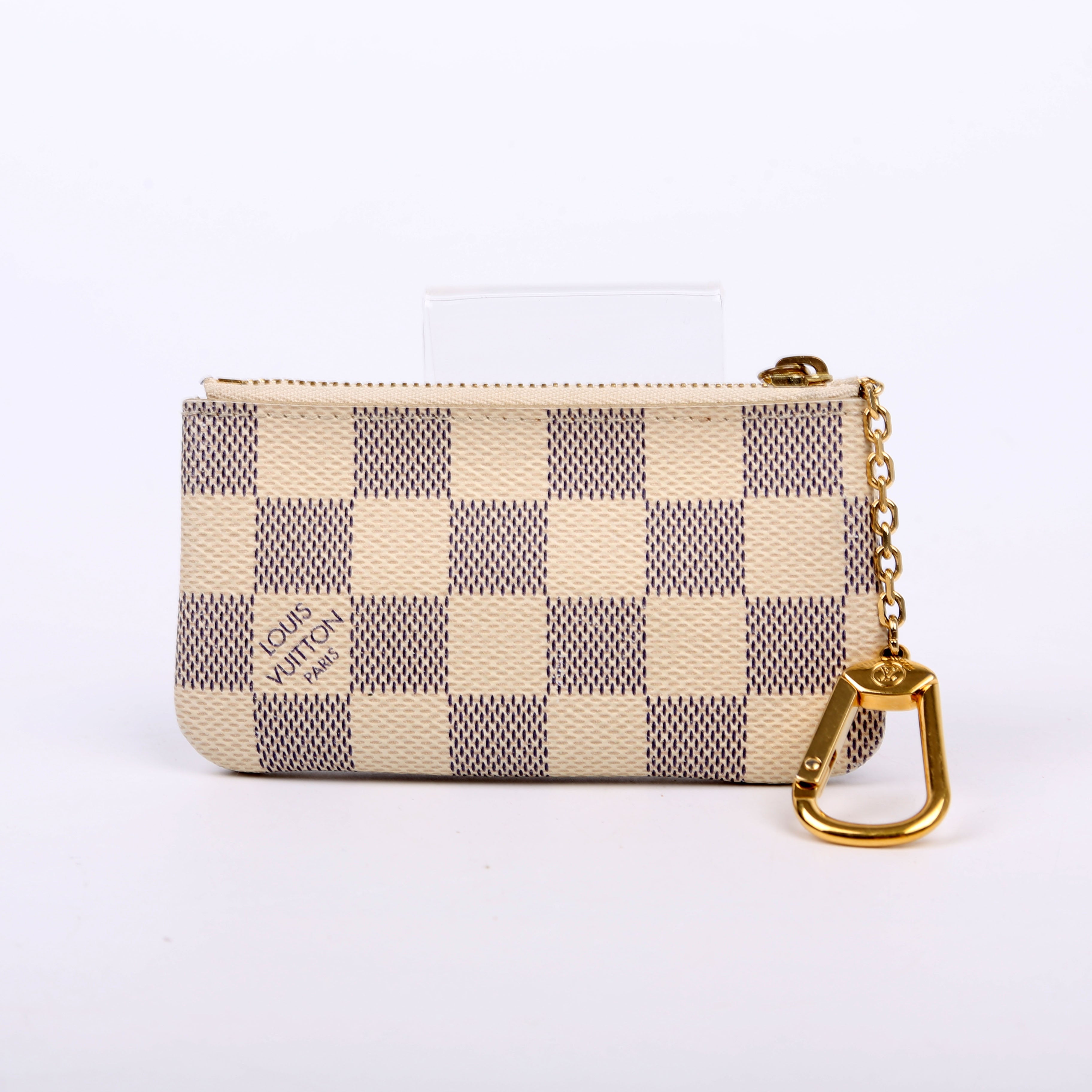 Pochette Cles Damier Azur