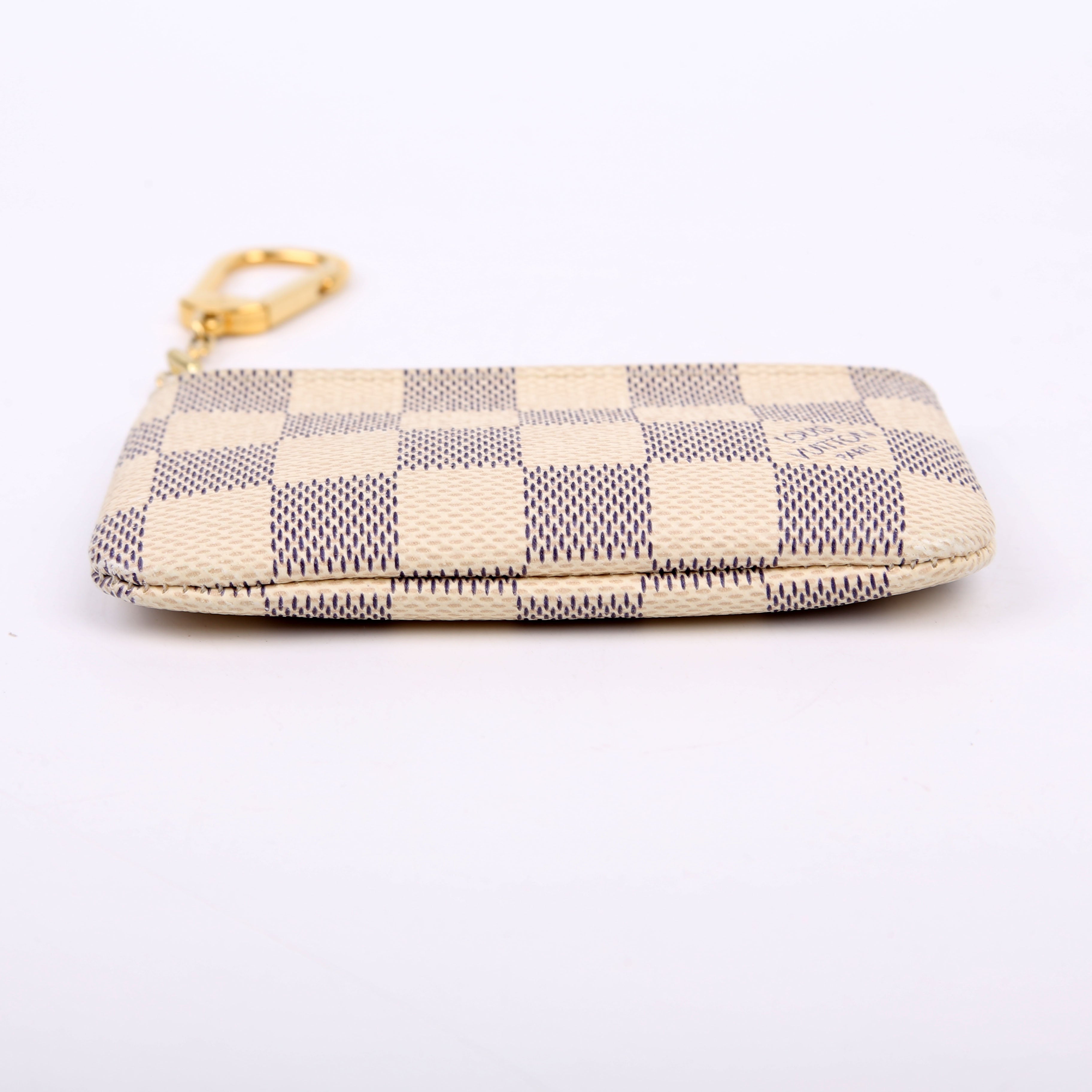 Pochette Cles Damier Azur