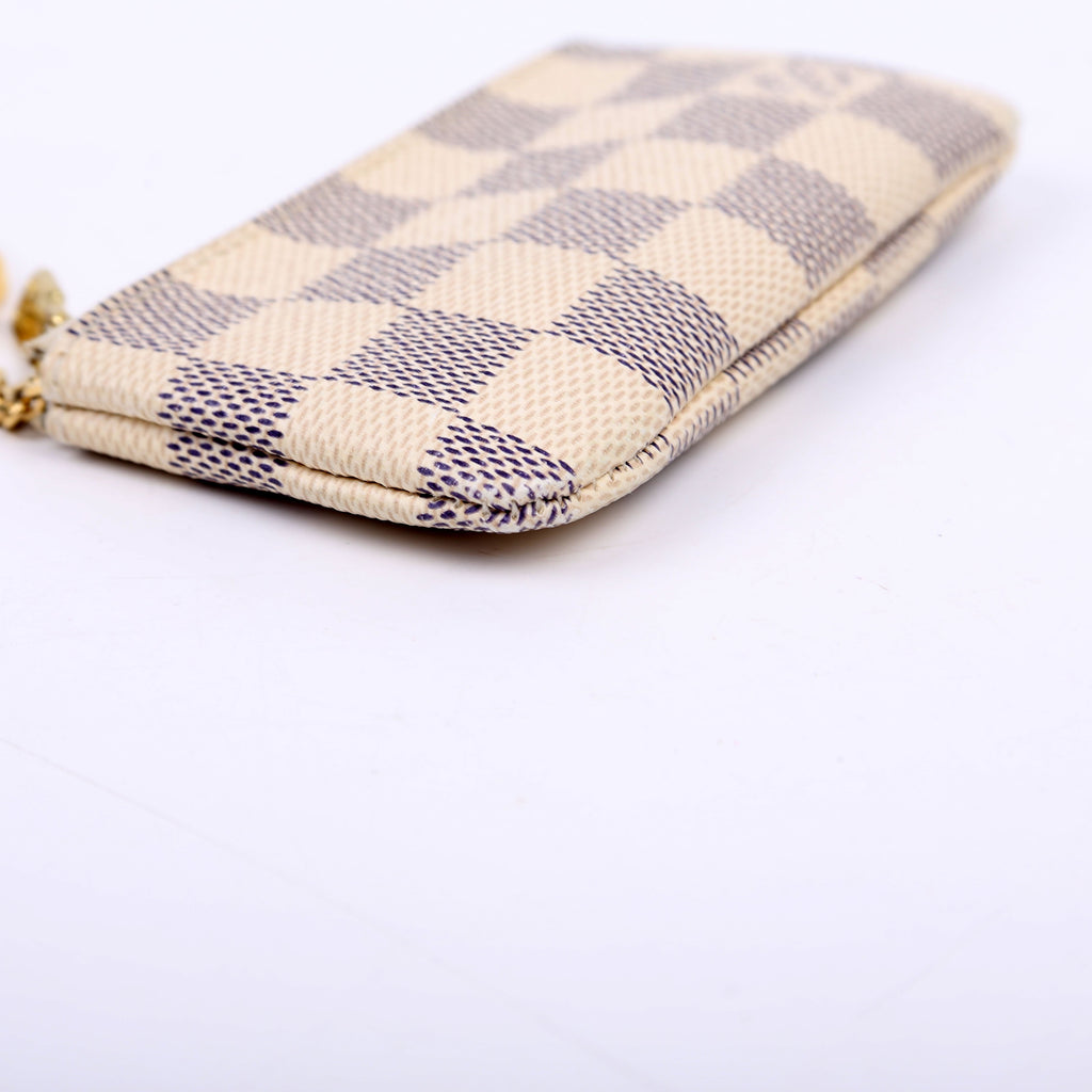 Pochette Cles Damier Azur